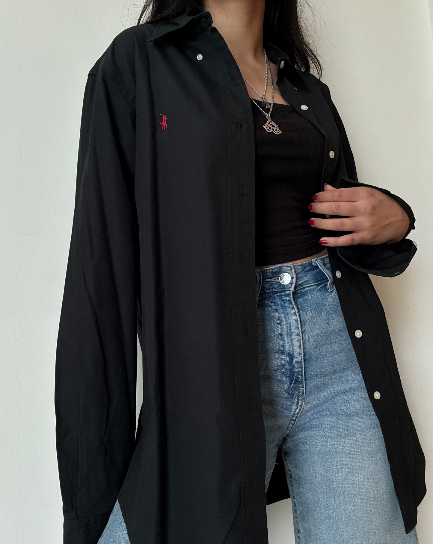 Ralph Lauren Button Down - Black