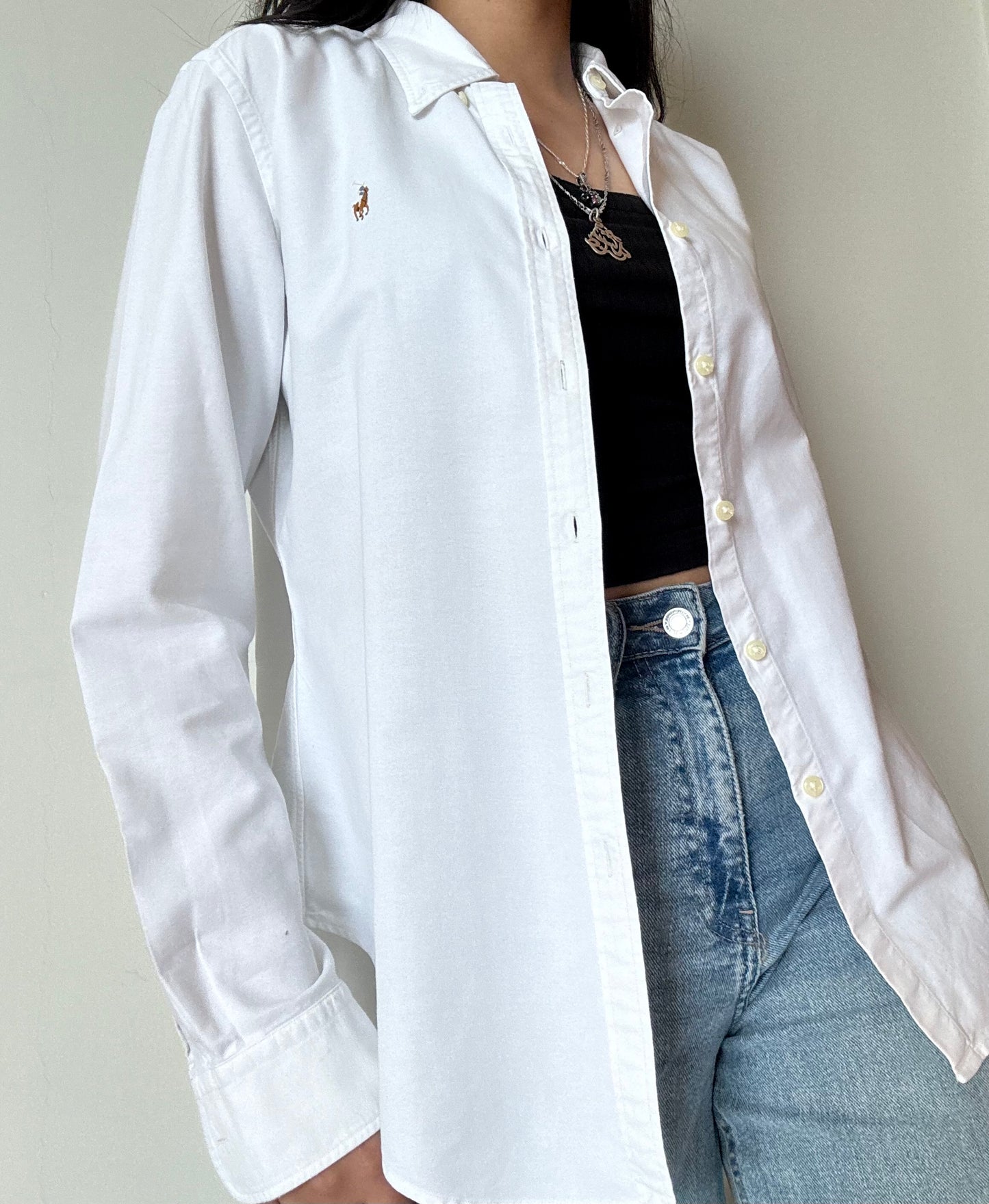 Ralph Lauren Button Down - Classic White