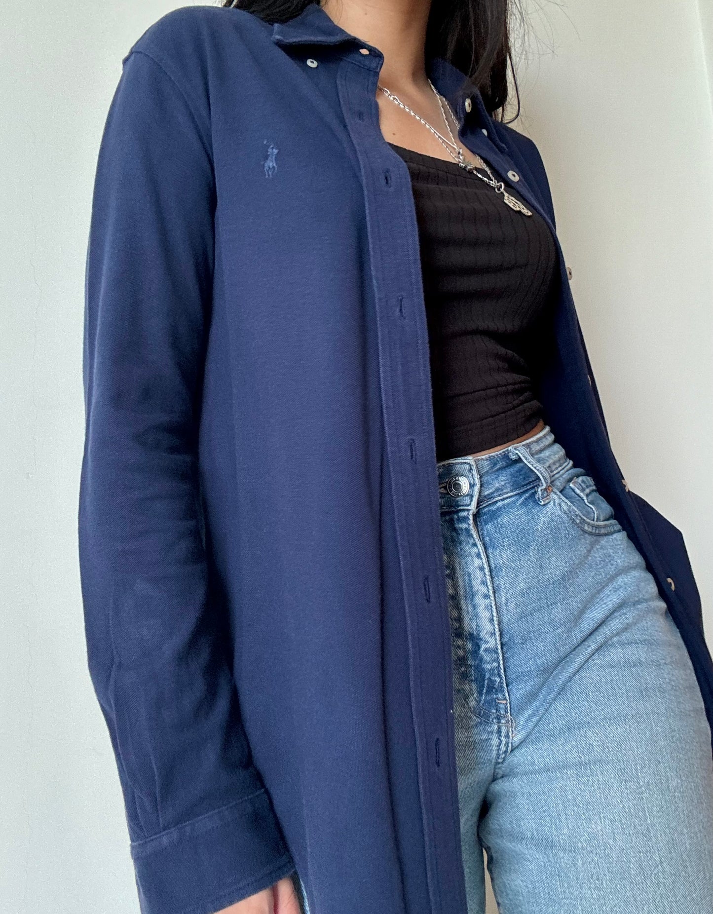 Ralph Lauren Button Down - Blue