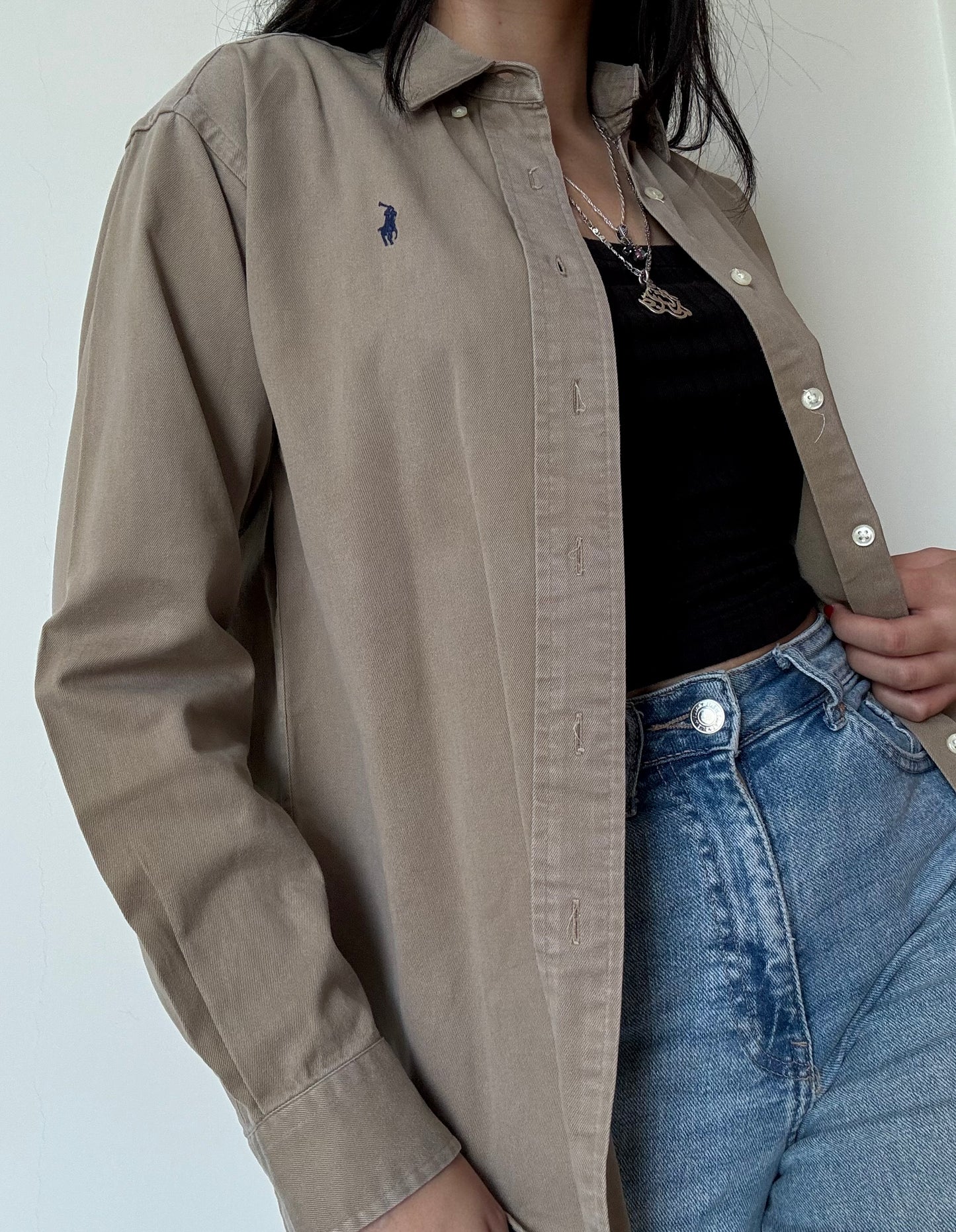 Ralph Lauren Button Down - Khaki Brown