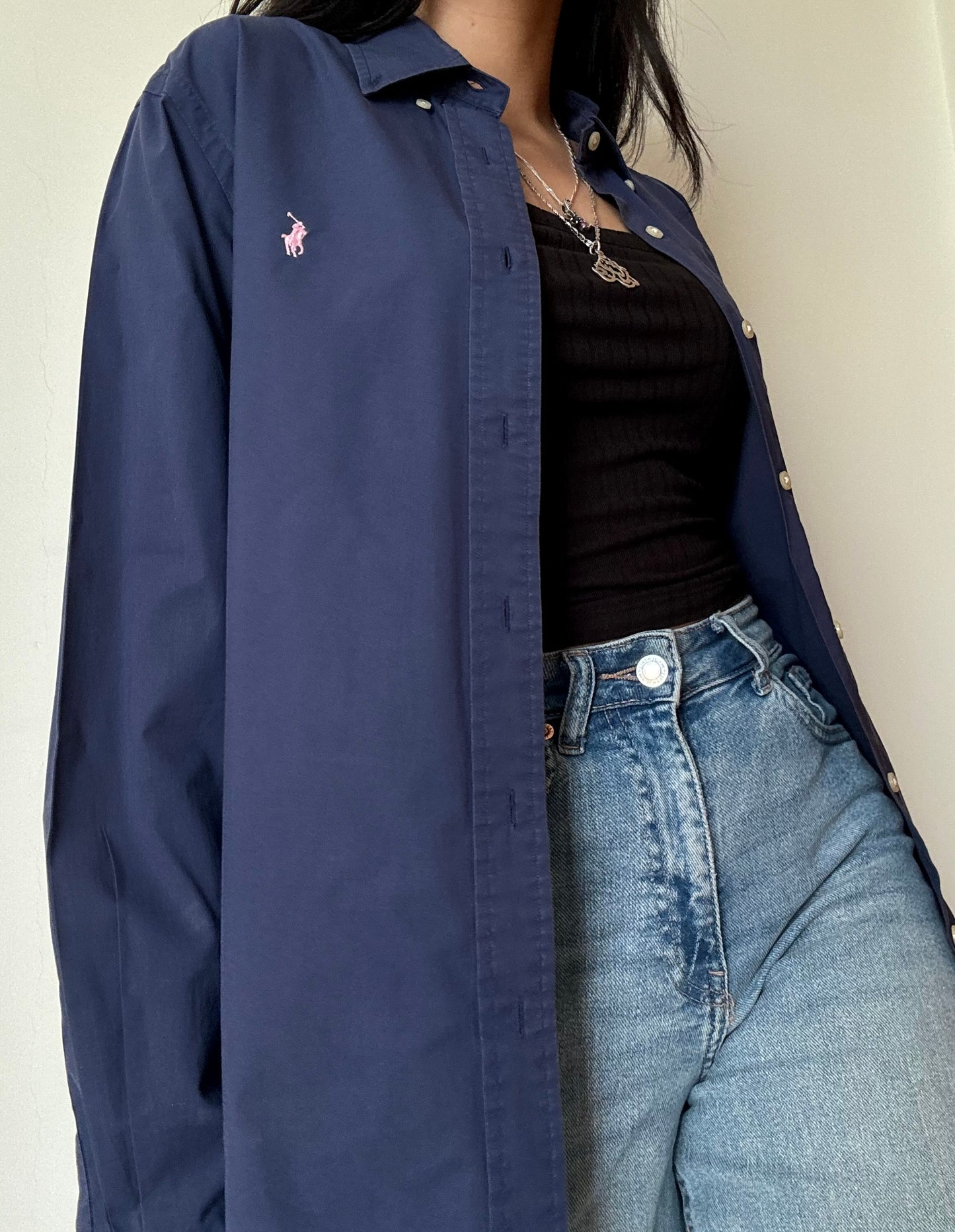 Ralph Lauren Button Down - Dark Blue