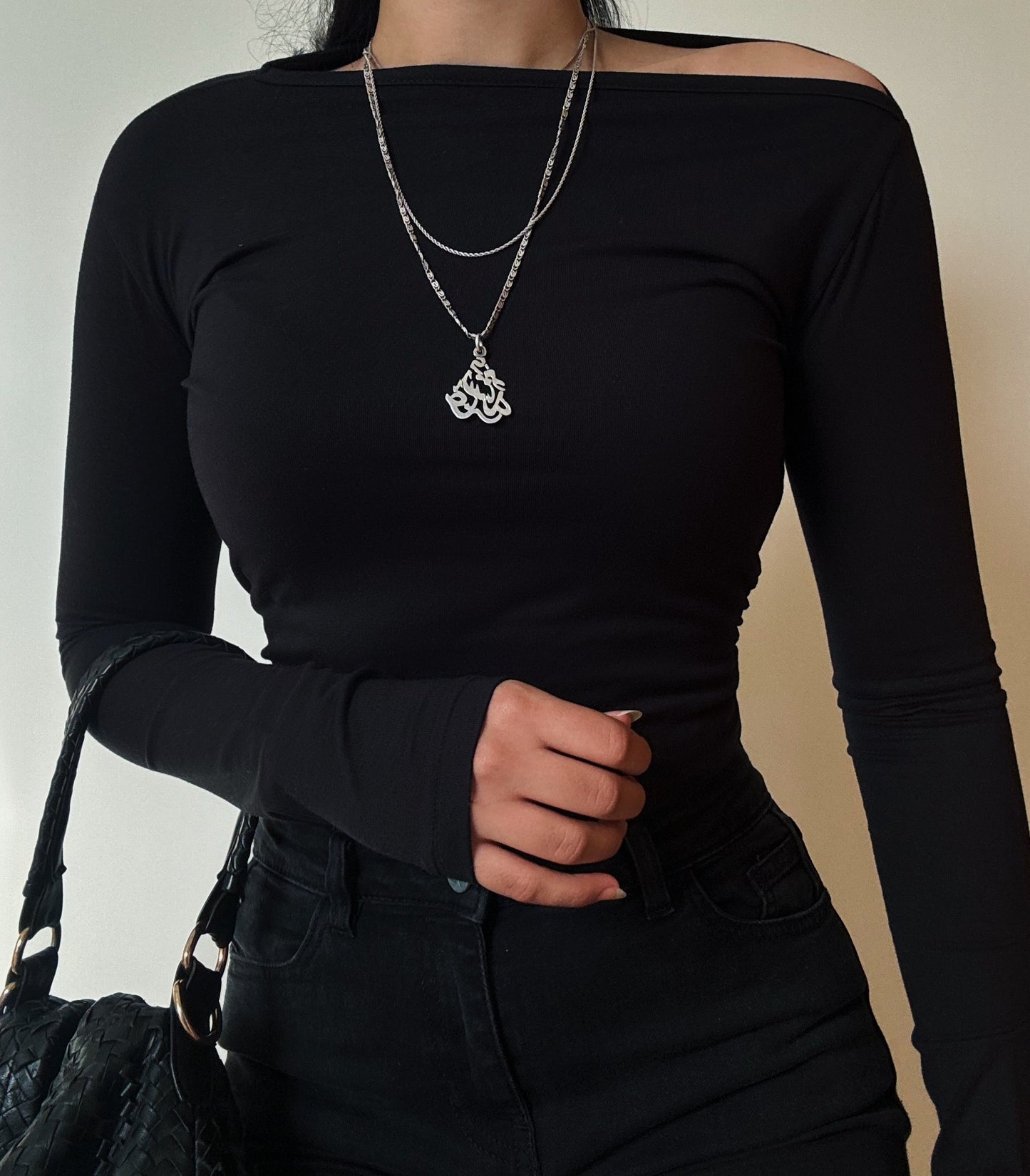 Basic Asymmetrical Top - Black