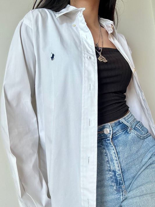 Ralph Lauren Button Down - Classic White
