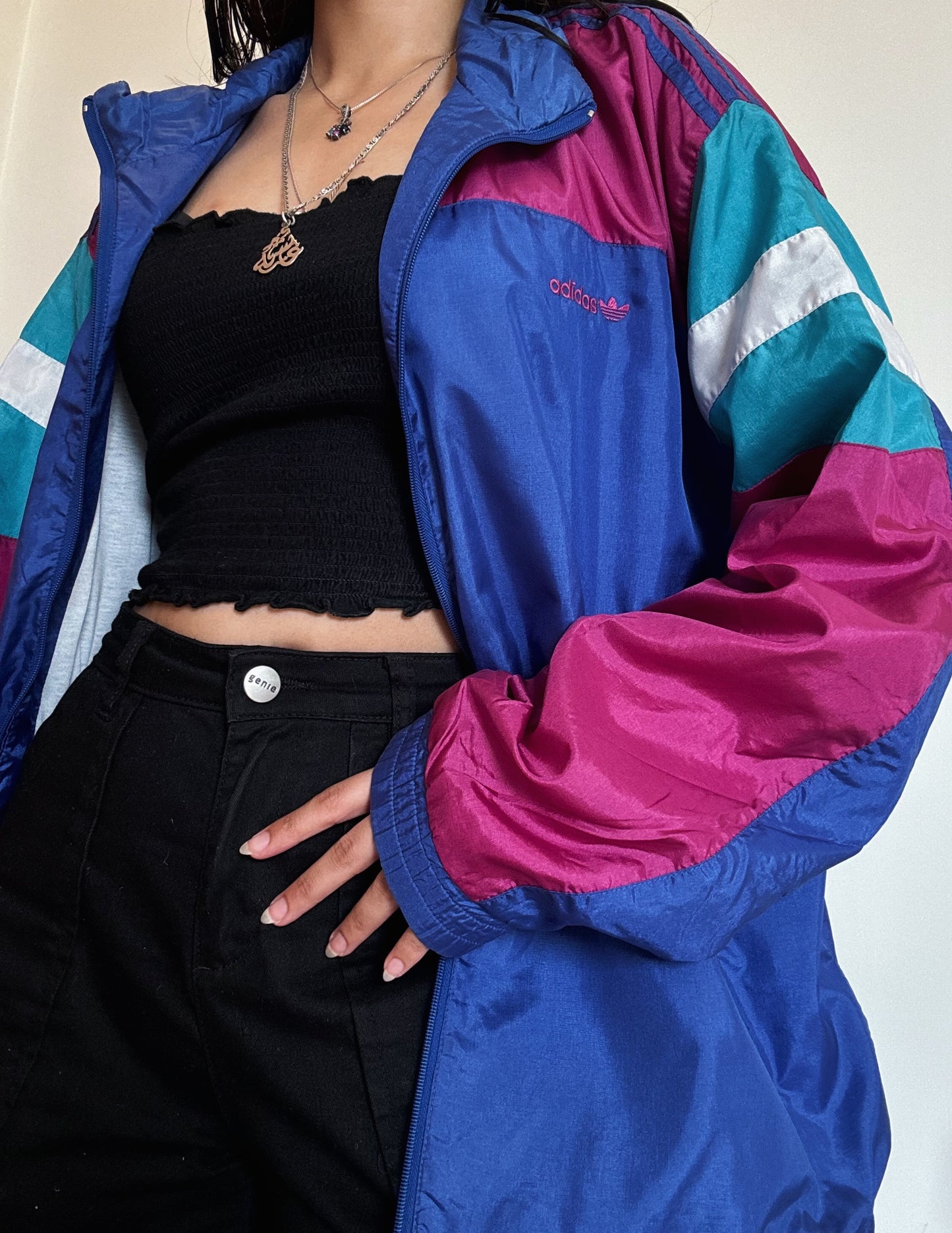 Adidas Vintage Blue Windbreaker (80s)
