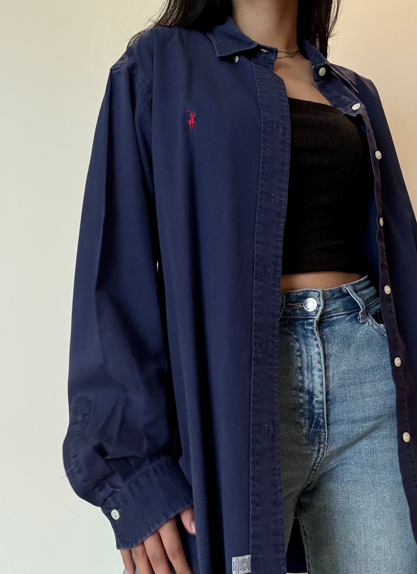 Ralph Lauren Button Down - Dark Blue