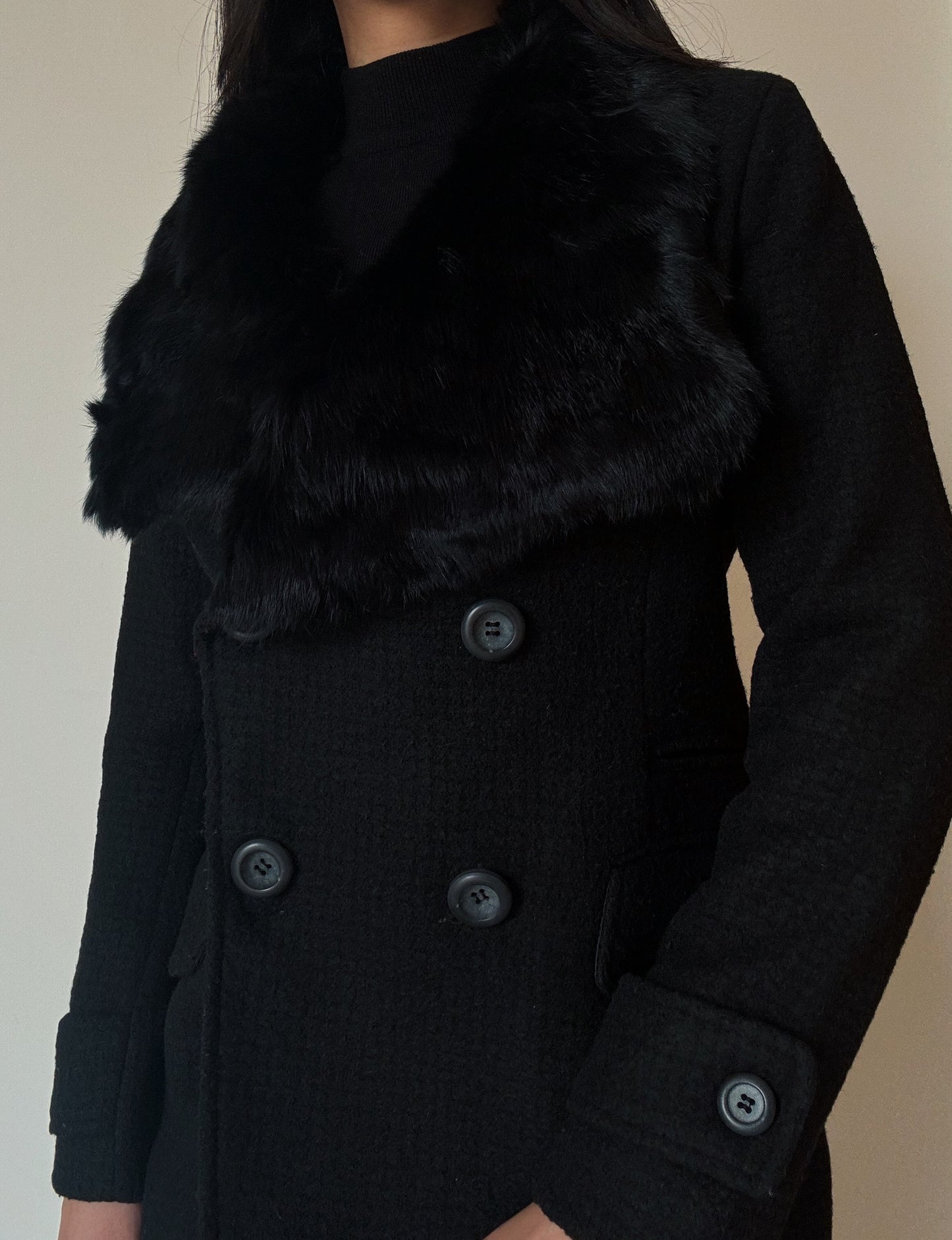 Black Fur Coat