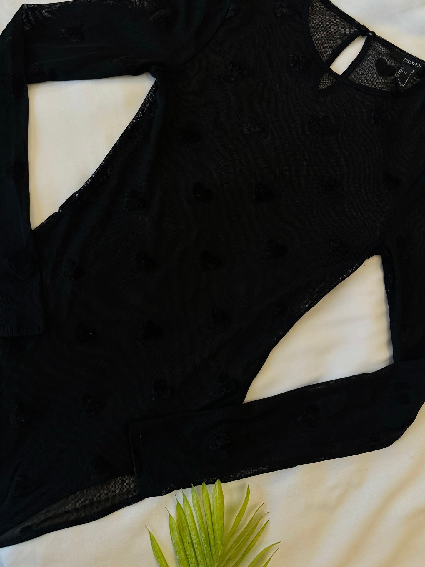 Mesh Hearts Bodysuit