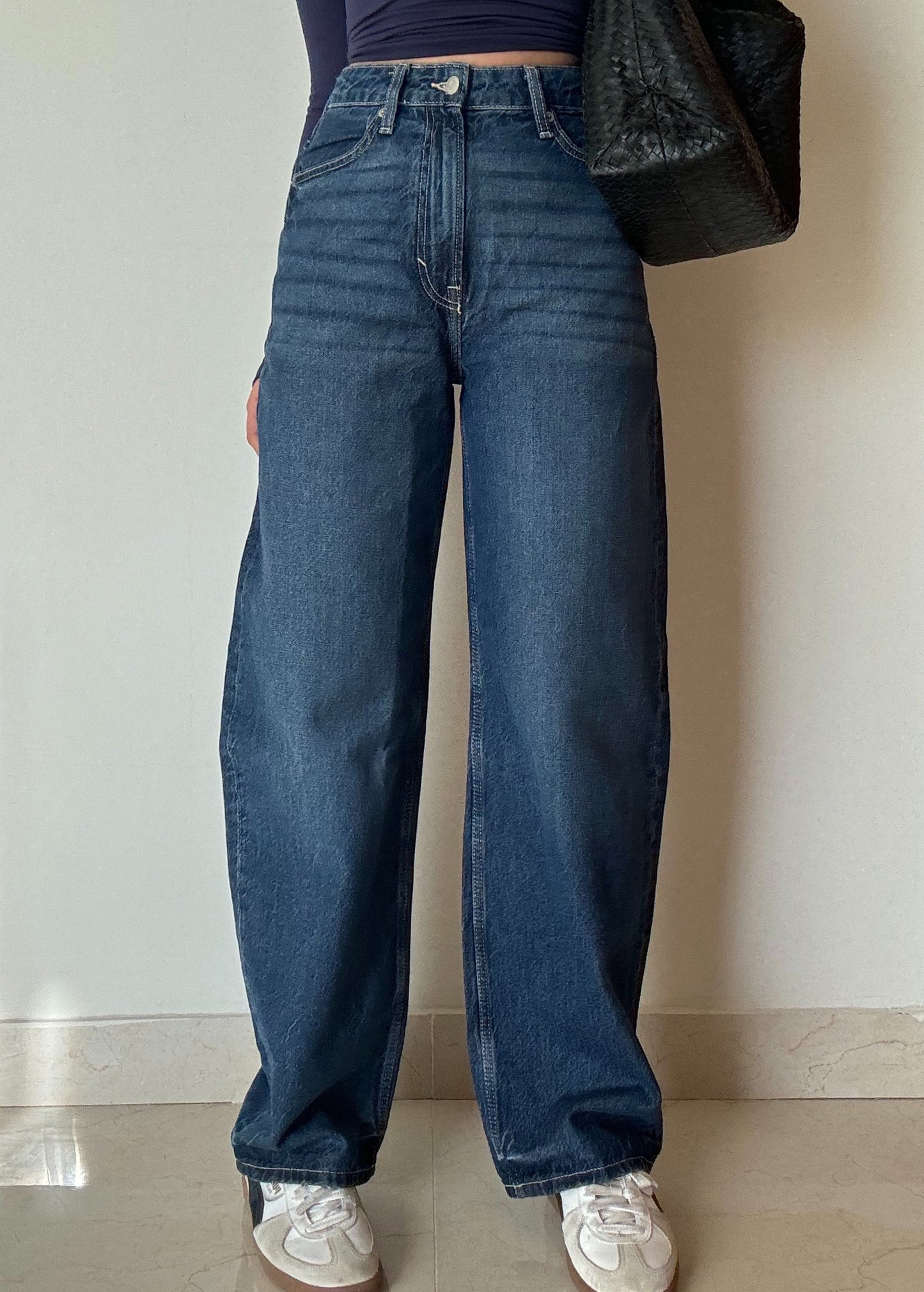 H&M Dark Wash Baggy Jeans