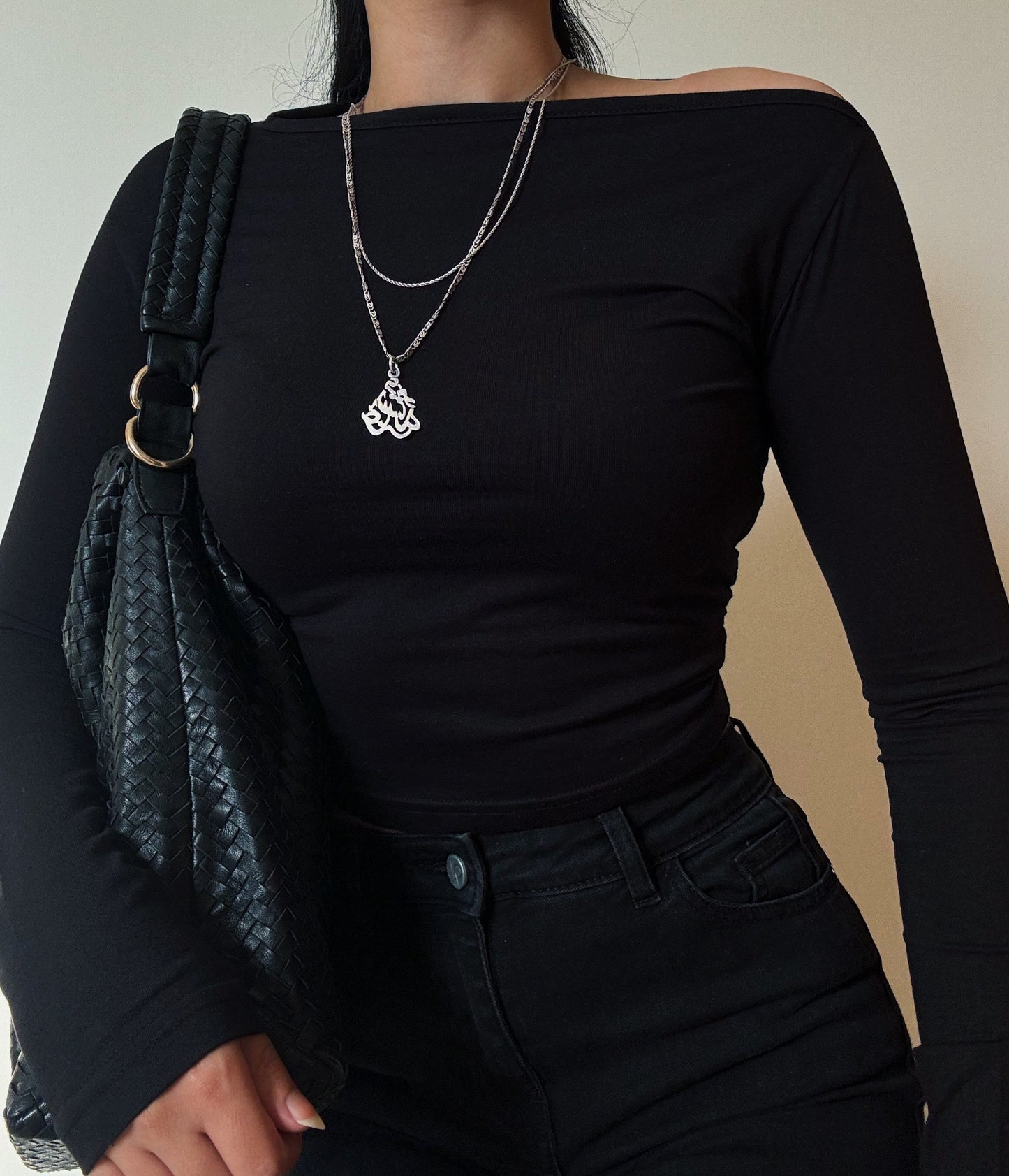 Basic Asymmetrical Top - Black