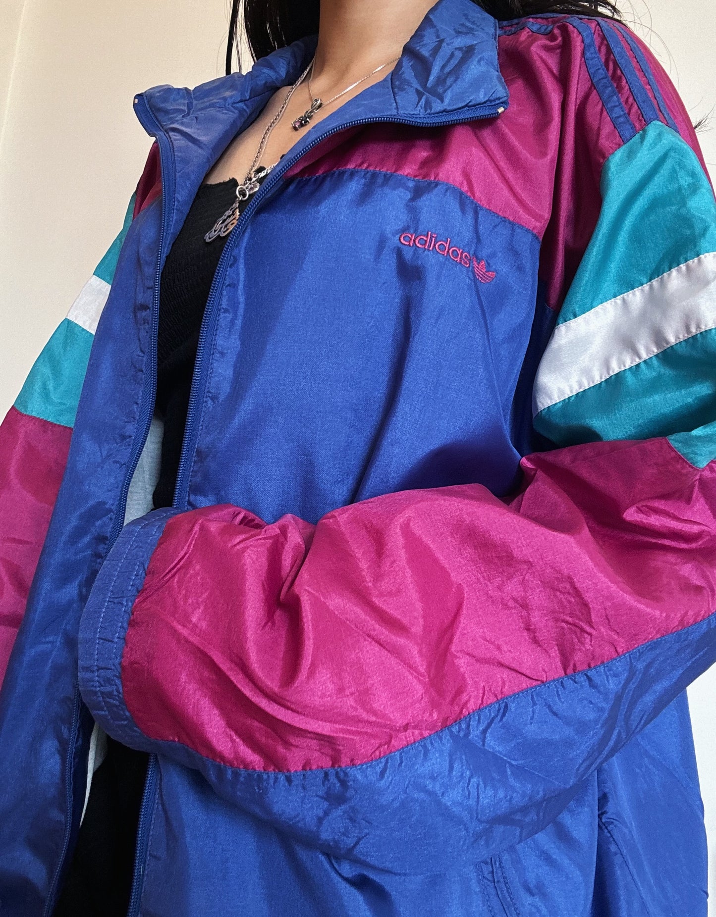 Adidas Vintage Blue Windbreaker (80s)