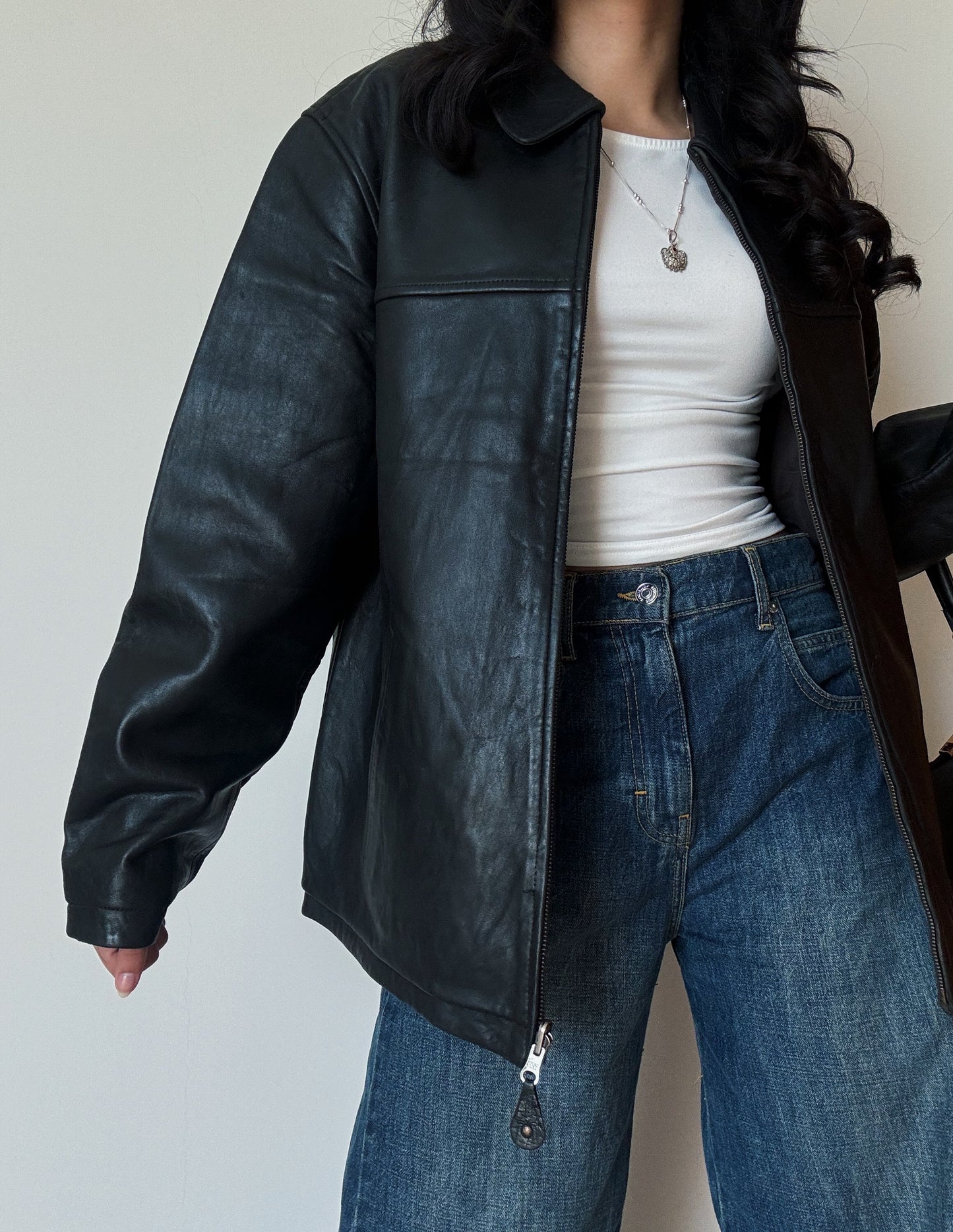 Massimo Dutti Leather Jacket (genuine leather)