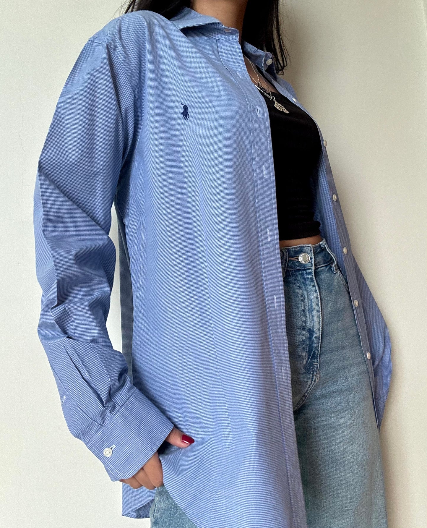 Ralph Lauren Button Down - Blue Checkered