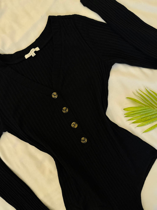 Classic Black Bodysuit