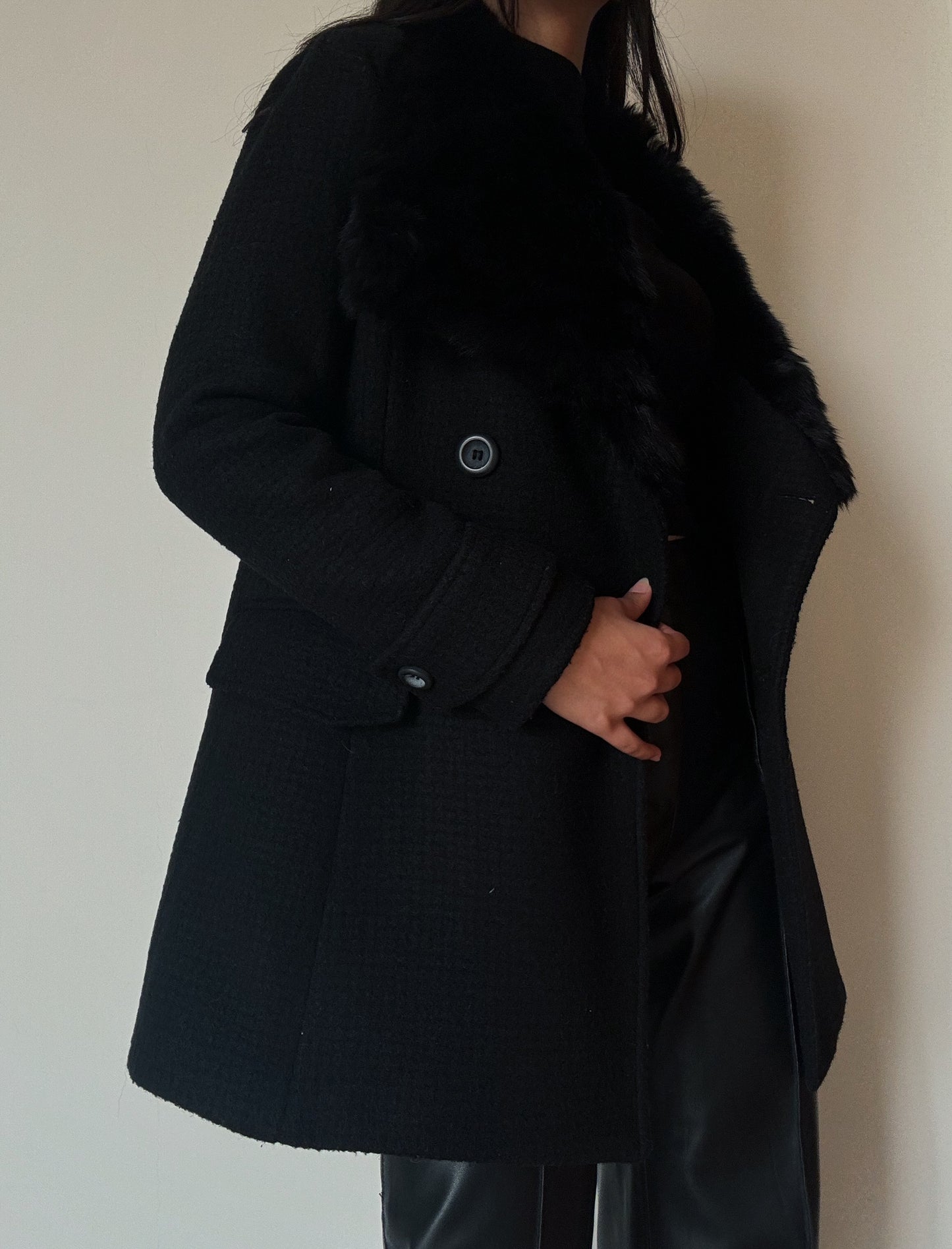 Black Fur Coat