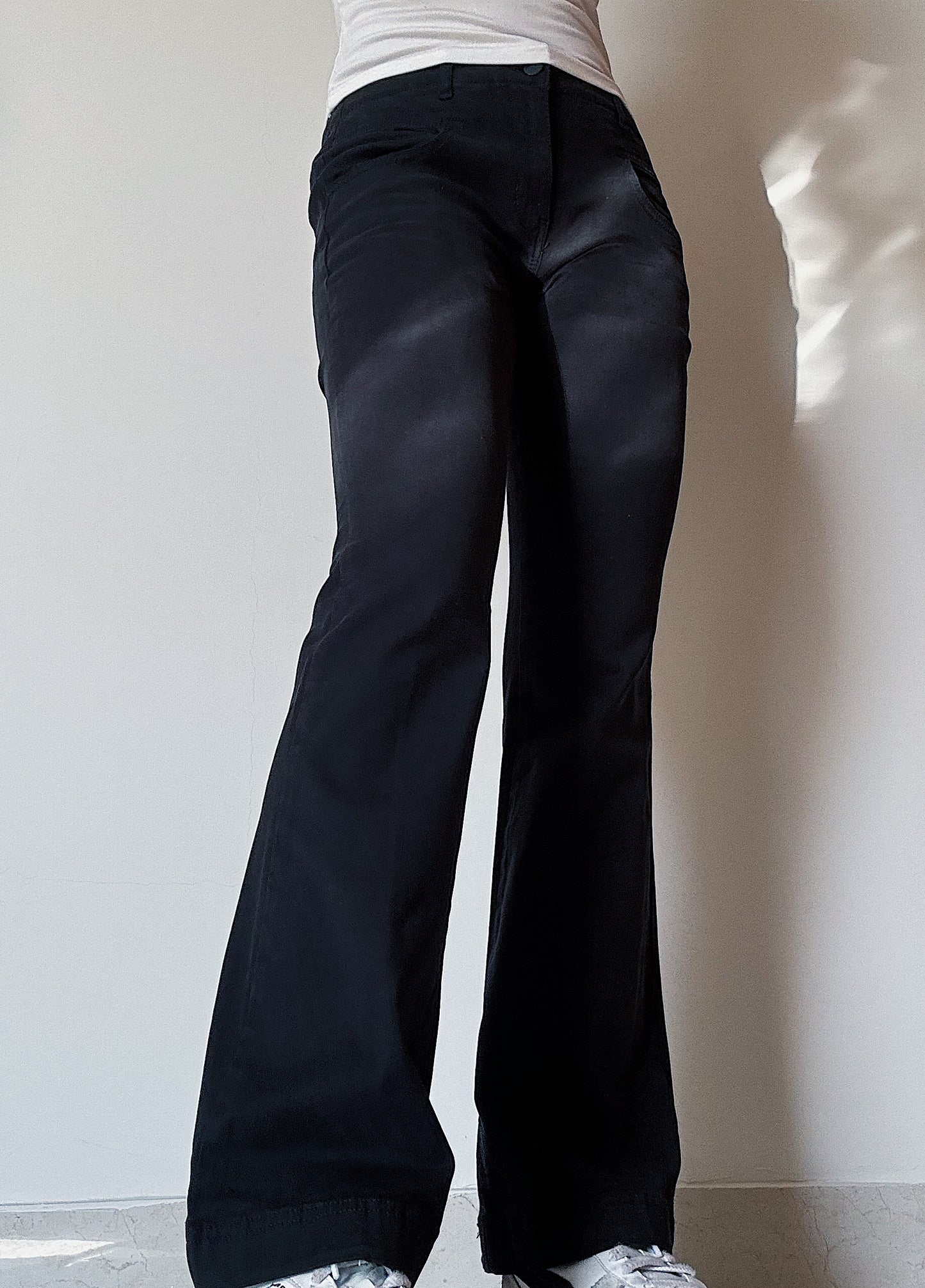 Anthropologie Black Flared Jeans