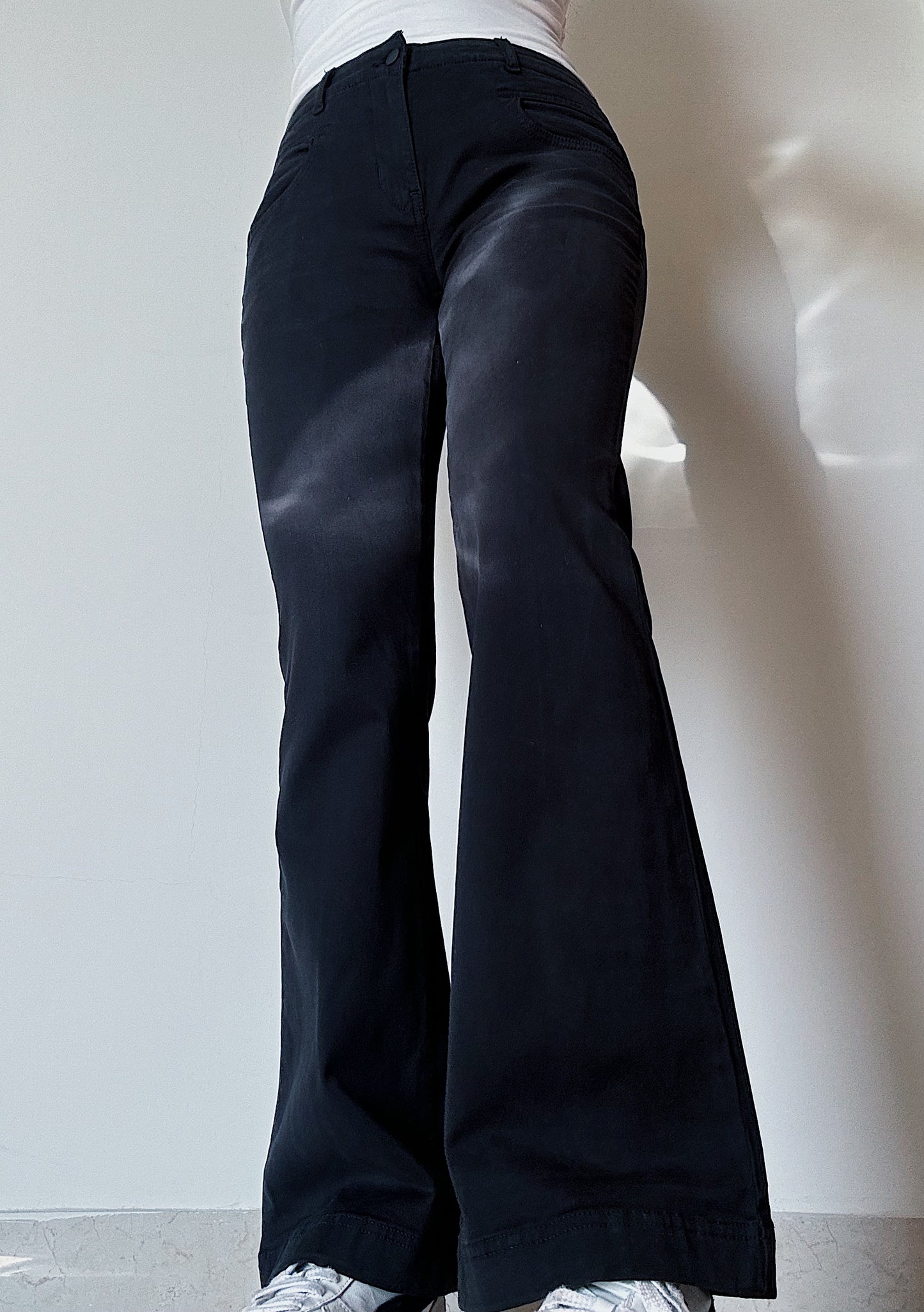 Anthropologie Black Flared Jeans