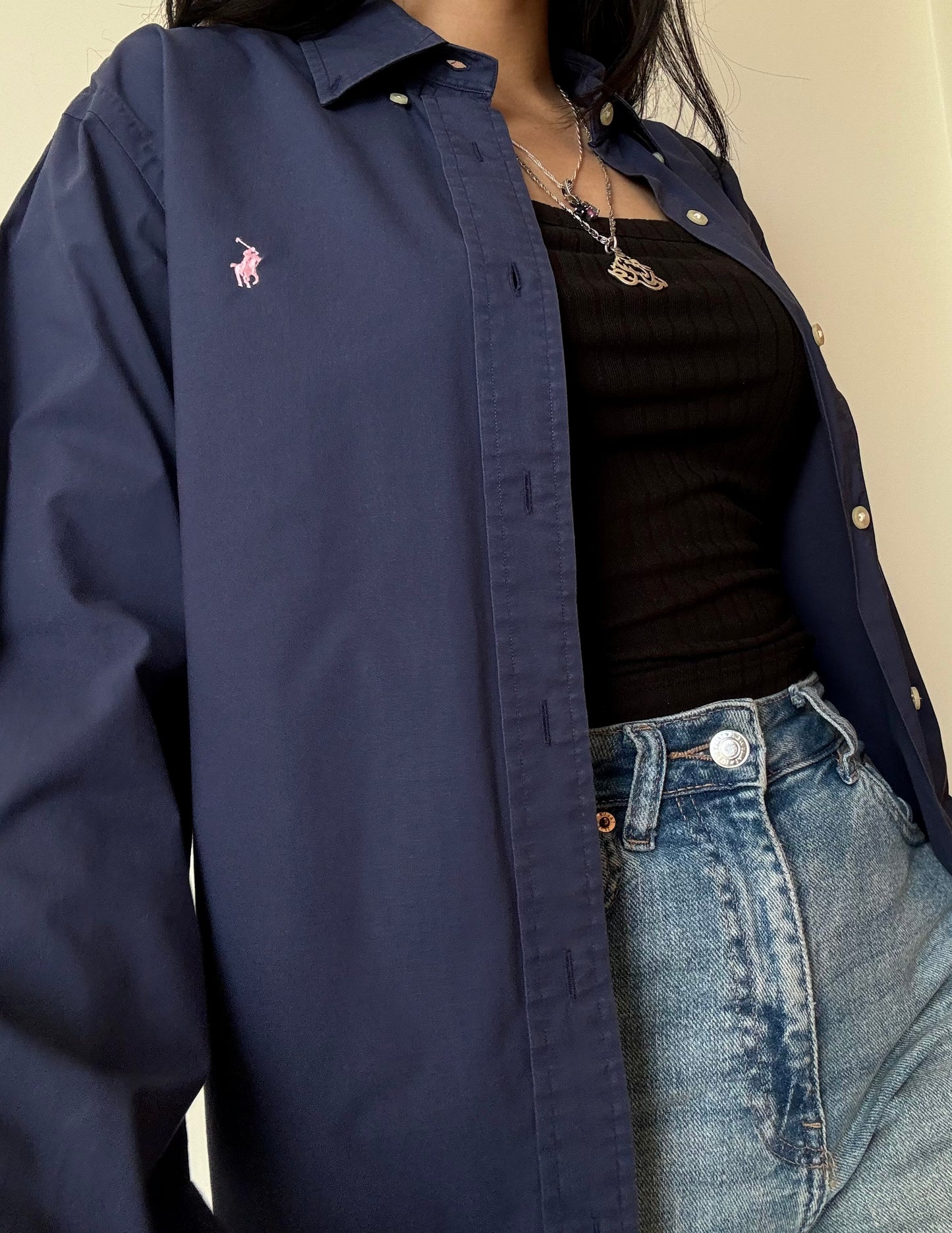 Ralph Lauren Button Down - Dark Blue
