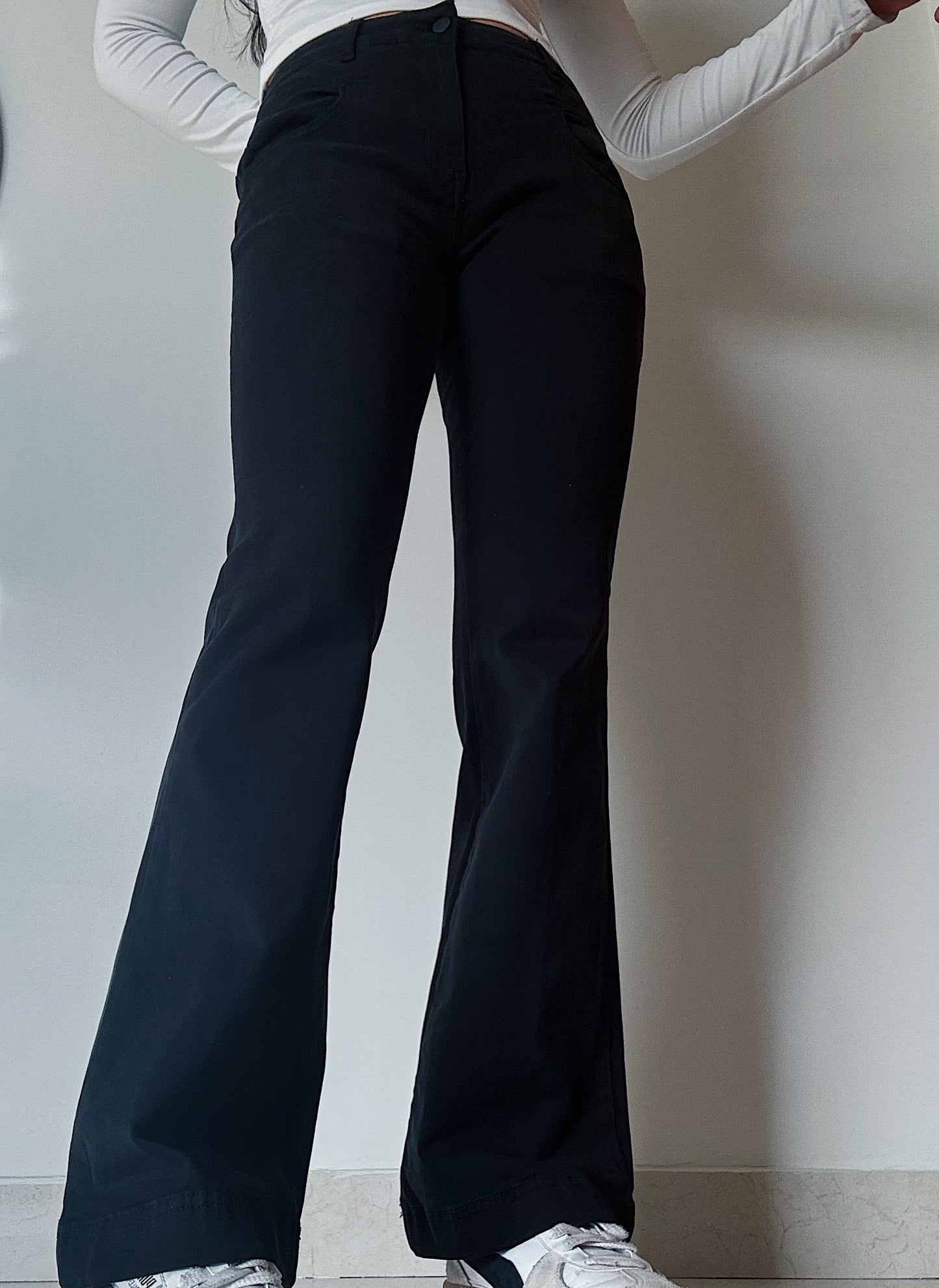 Anthropologie Black Flared Jeans