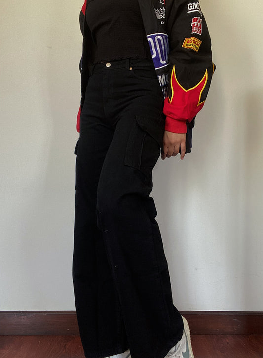 Zara Black Cargo Pants