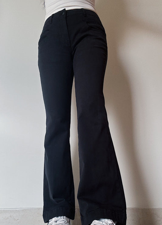 Anthropologie Black Flared Jeans