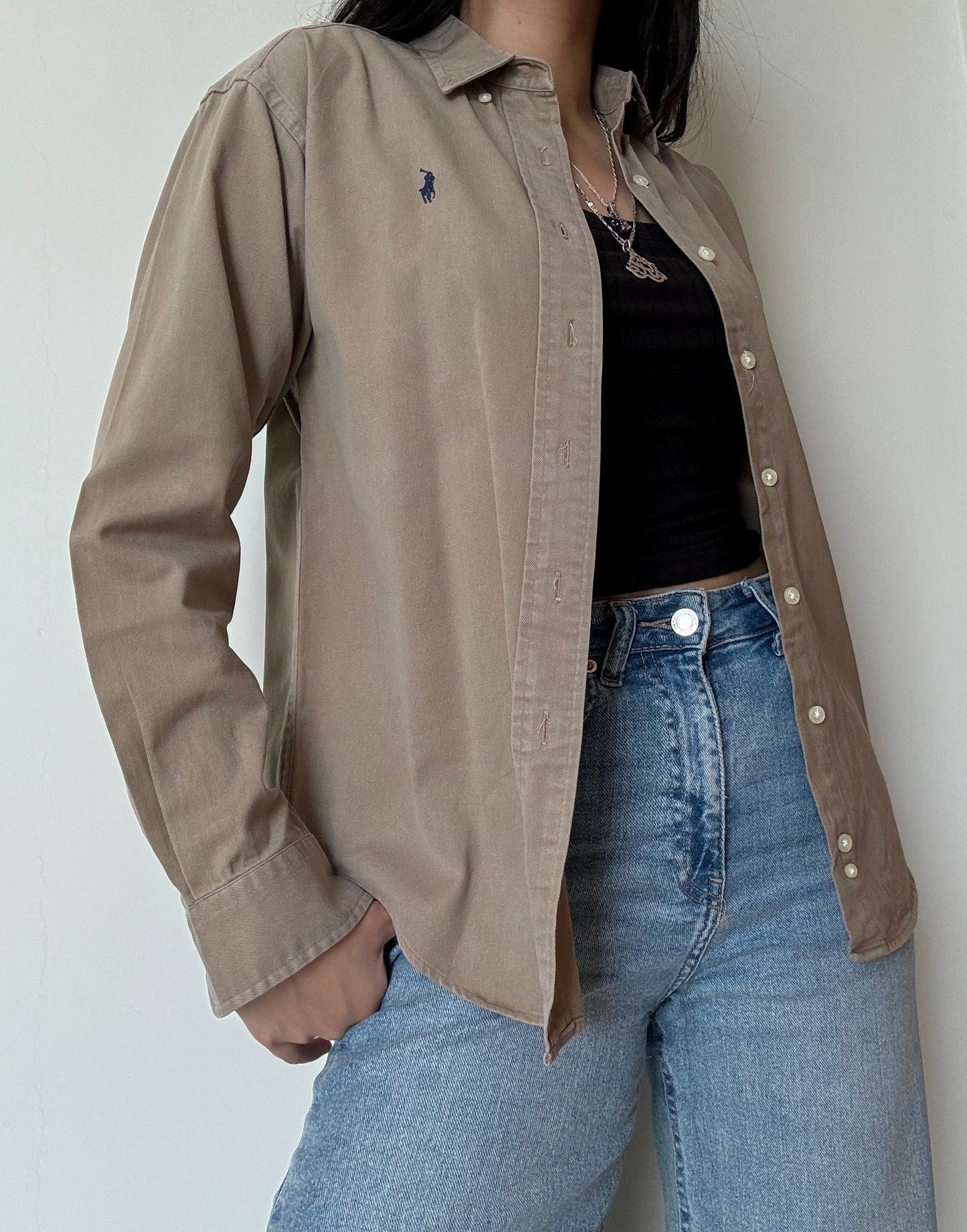 Ralph Lauren Button Down - Khaki Brown