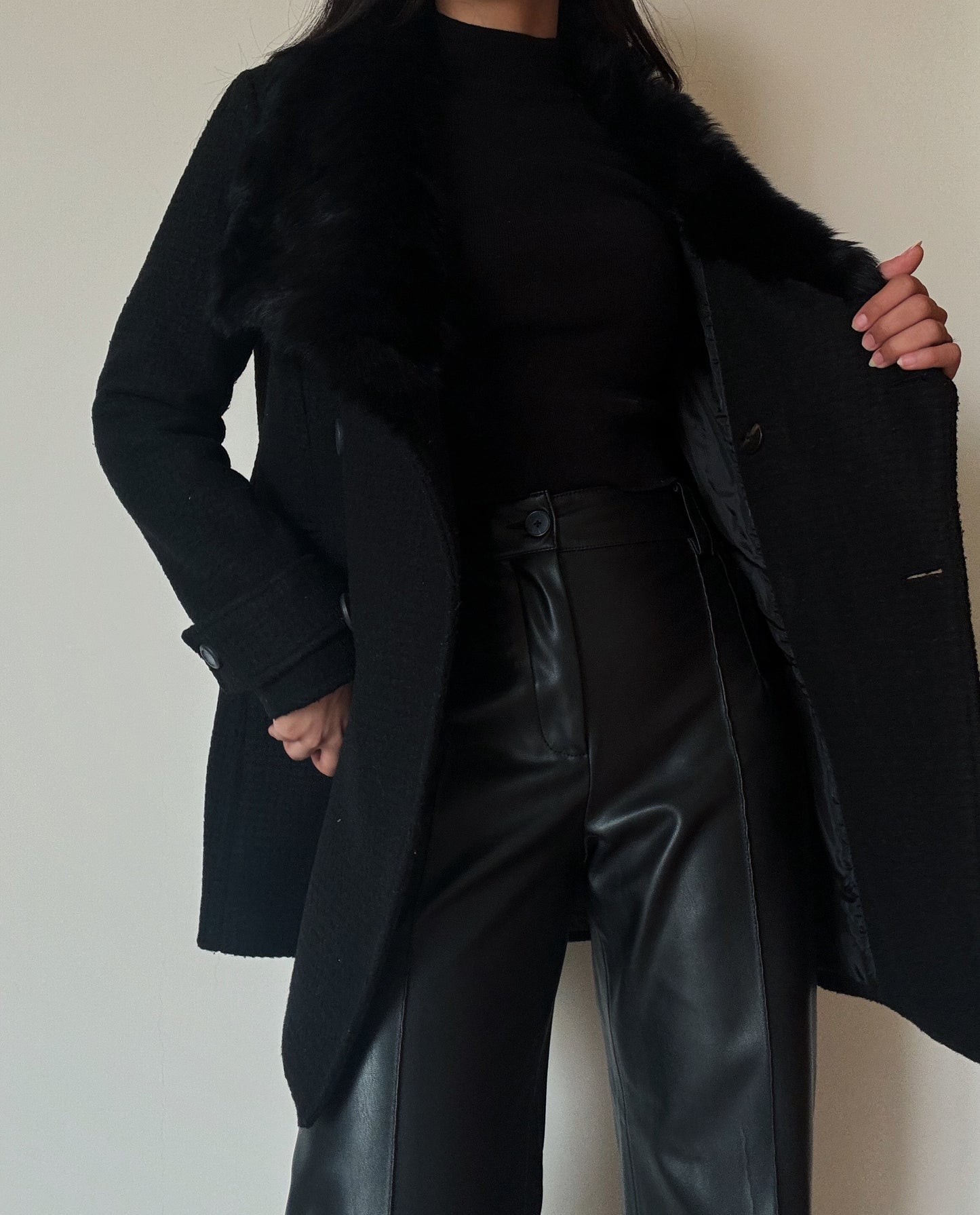 Black Fur Coat