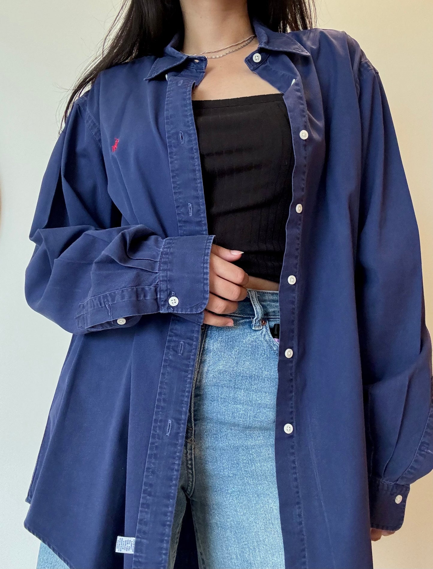 Ralph Lauren Button Down - Dark Blue