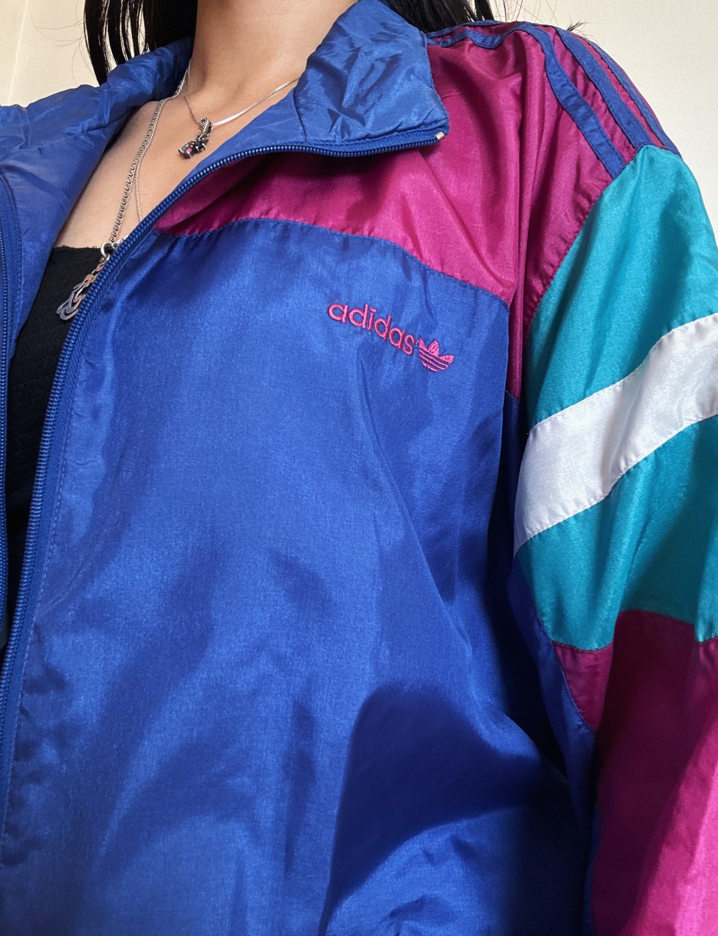 Adidas Vintage Blue Windbreaker (80s)