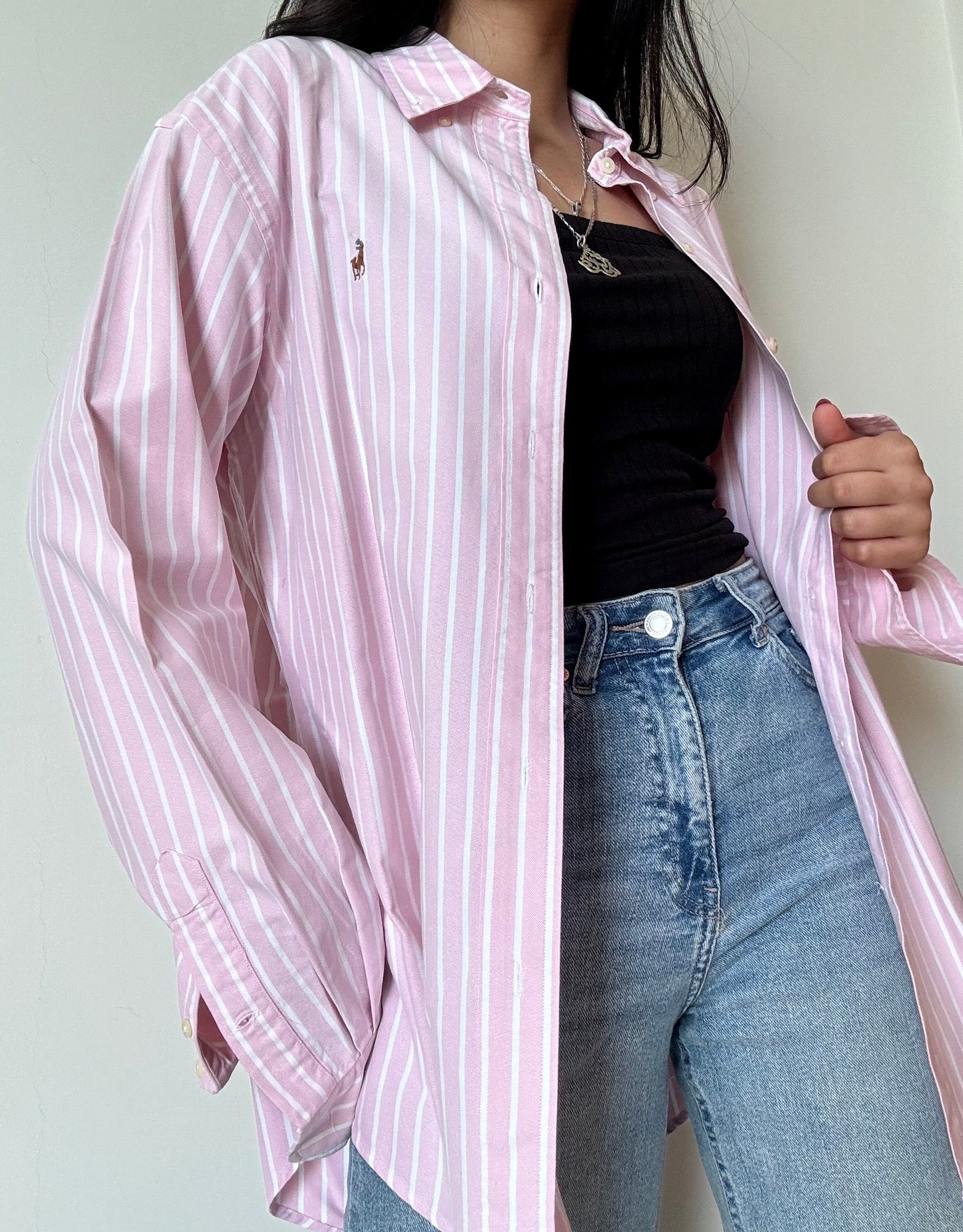 Ralph Lauren Button Down - Striped Pink