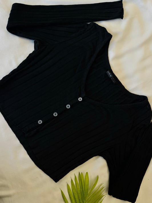 Black Crop Top