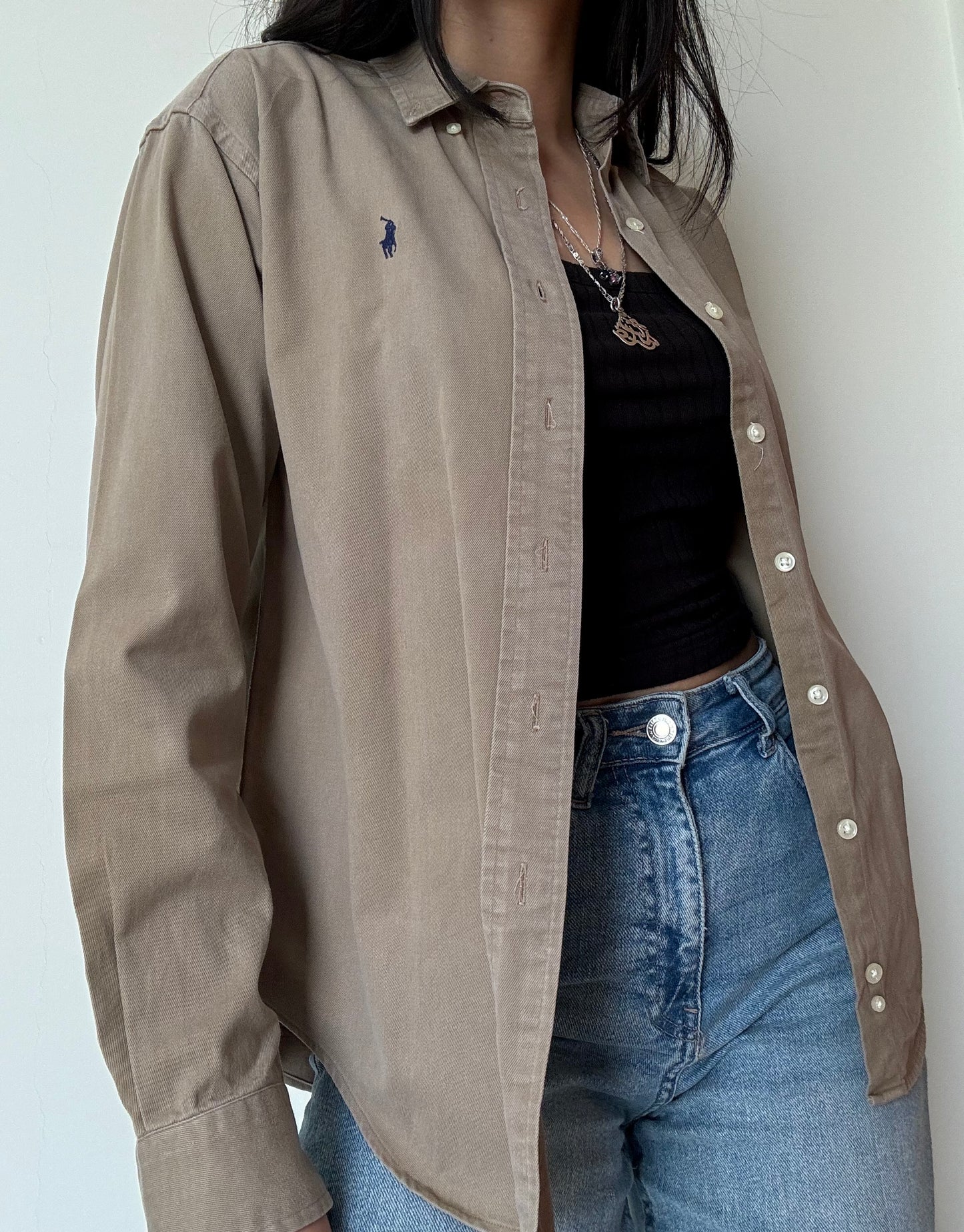 Ralph Lauren Button Down - Khaki Brown