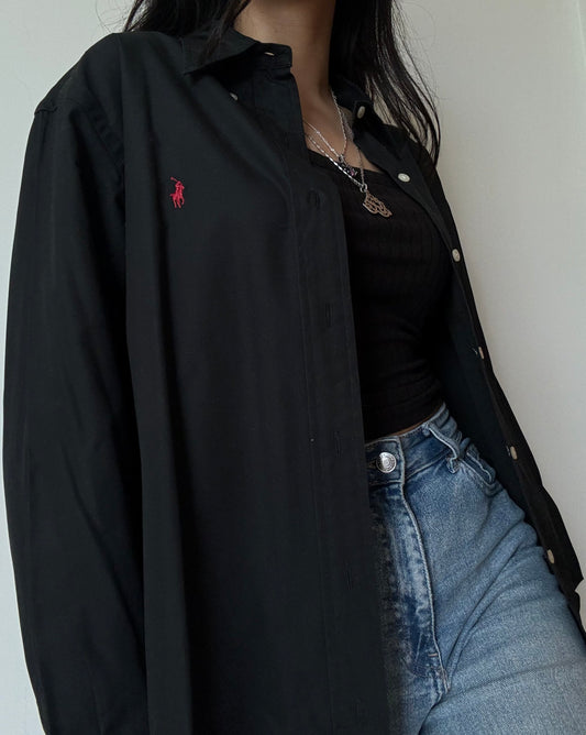 Ralph Lauren Button Down - Black