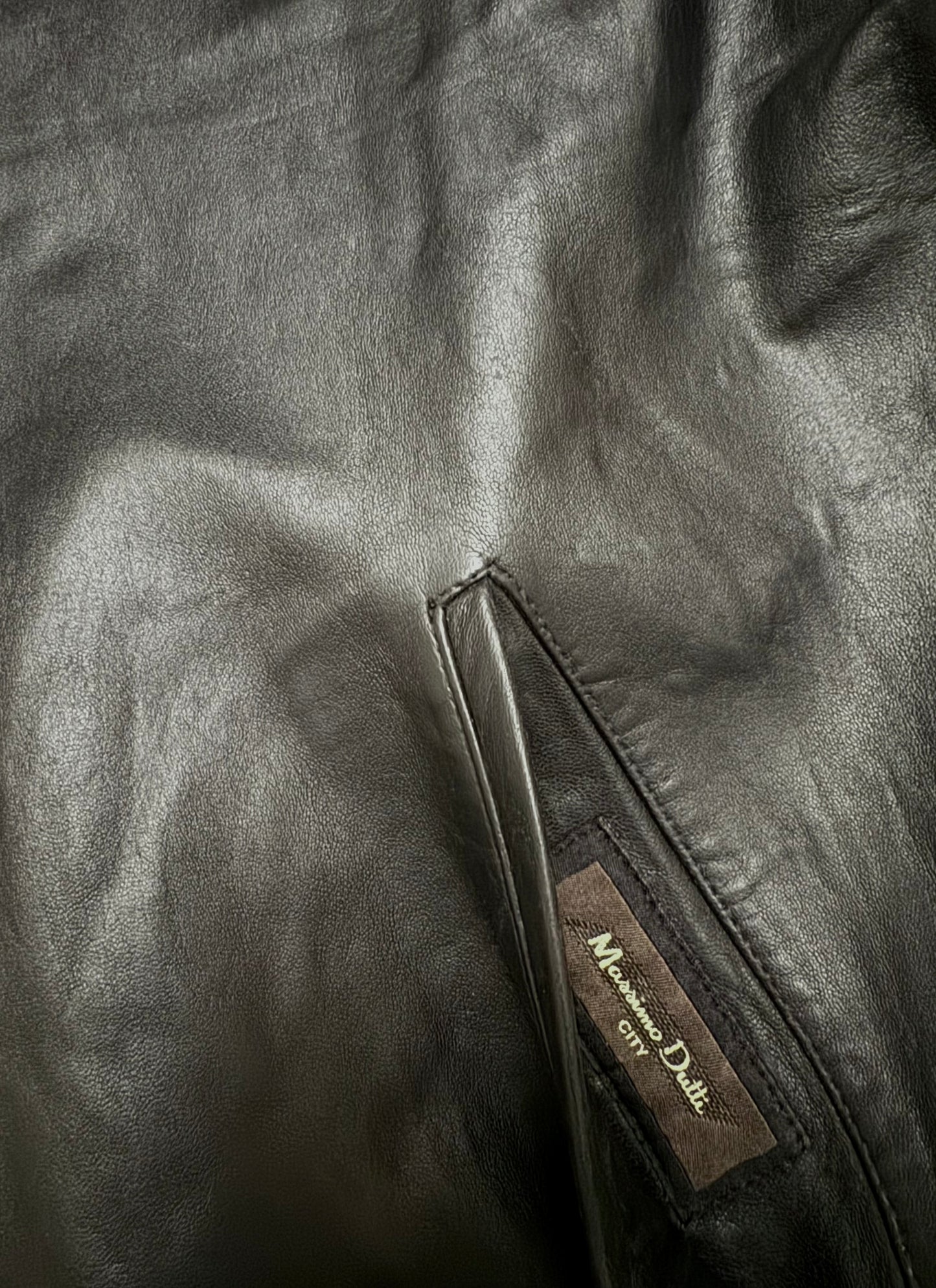 Massimo Dutti Leather Jacket (genuine leather)