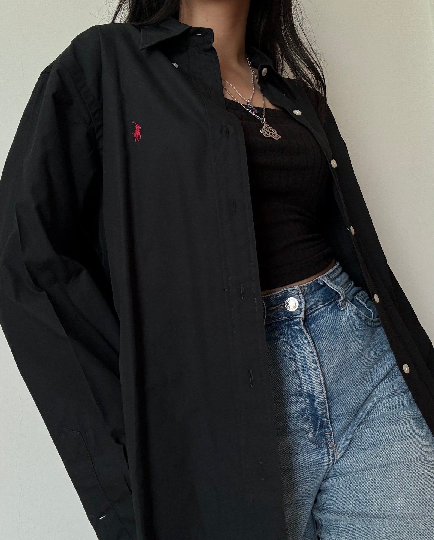 Ralph Lauren Button Down - Black