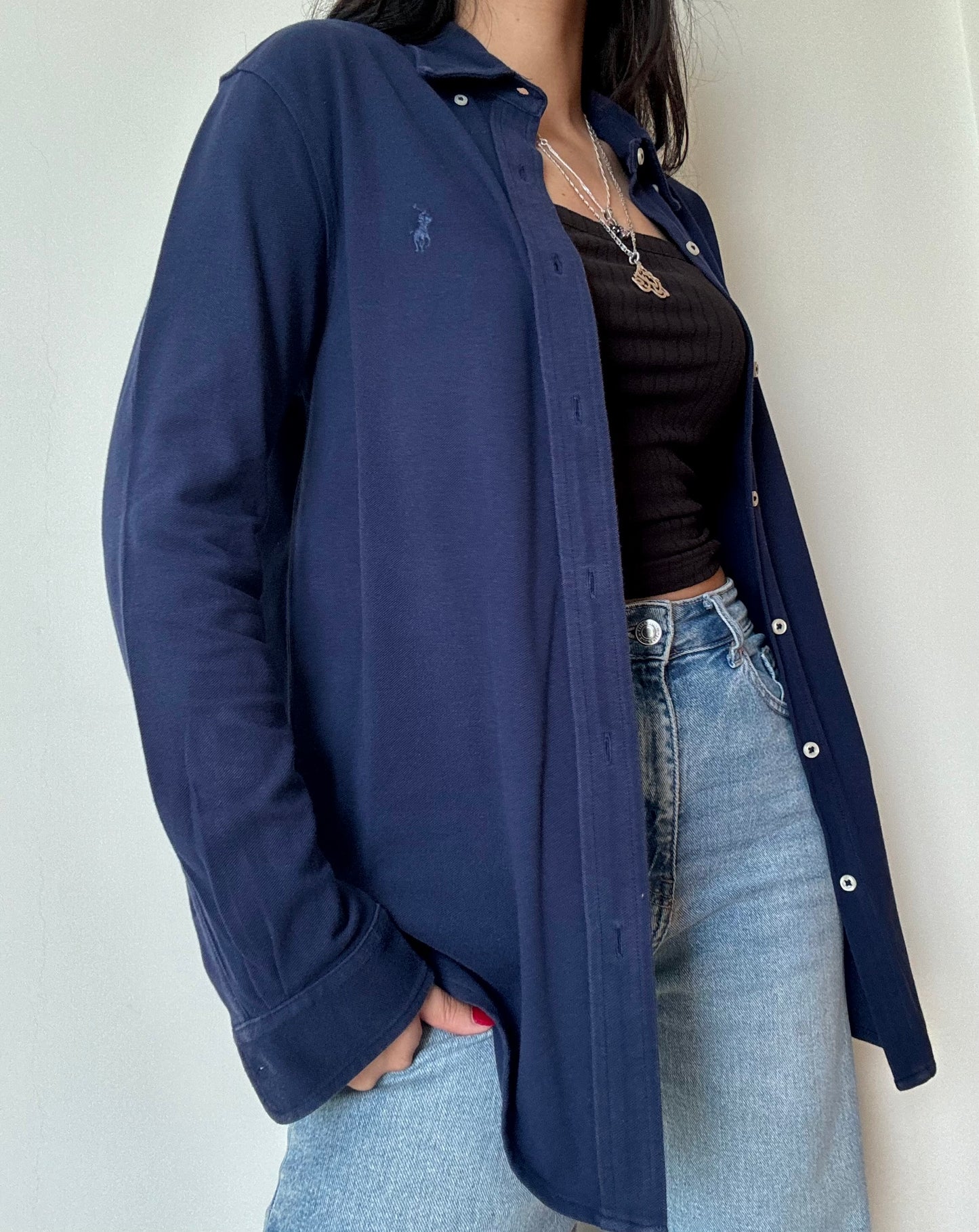 Ralph Lauren Button Down - Blue
