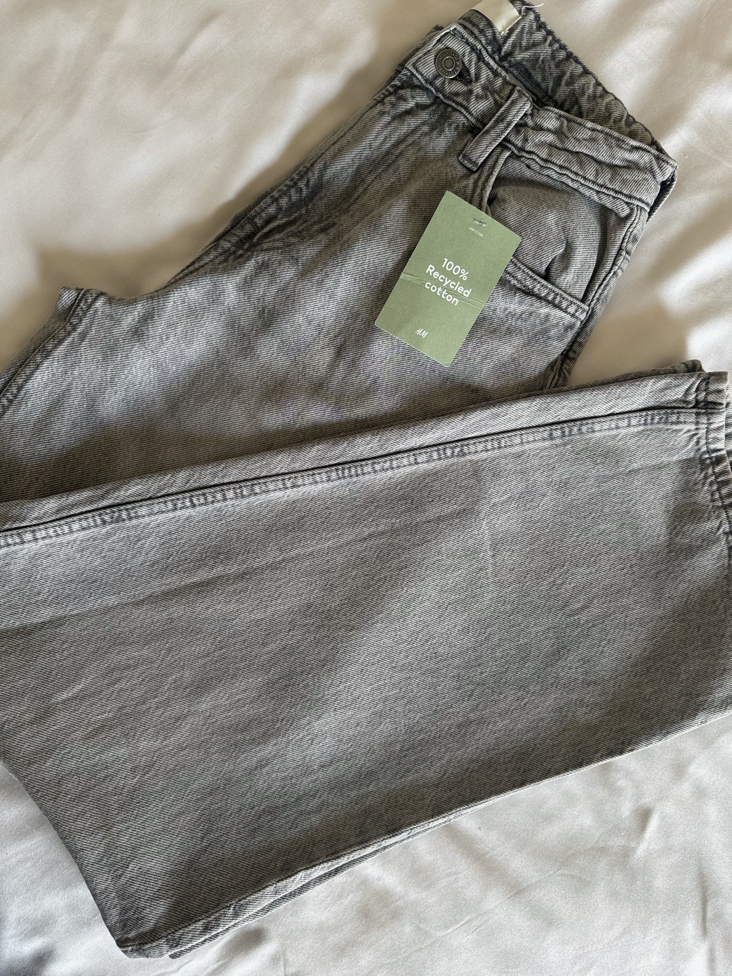 H&M Grey Baggy Jeans
