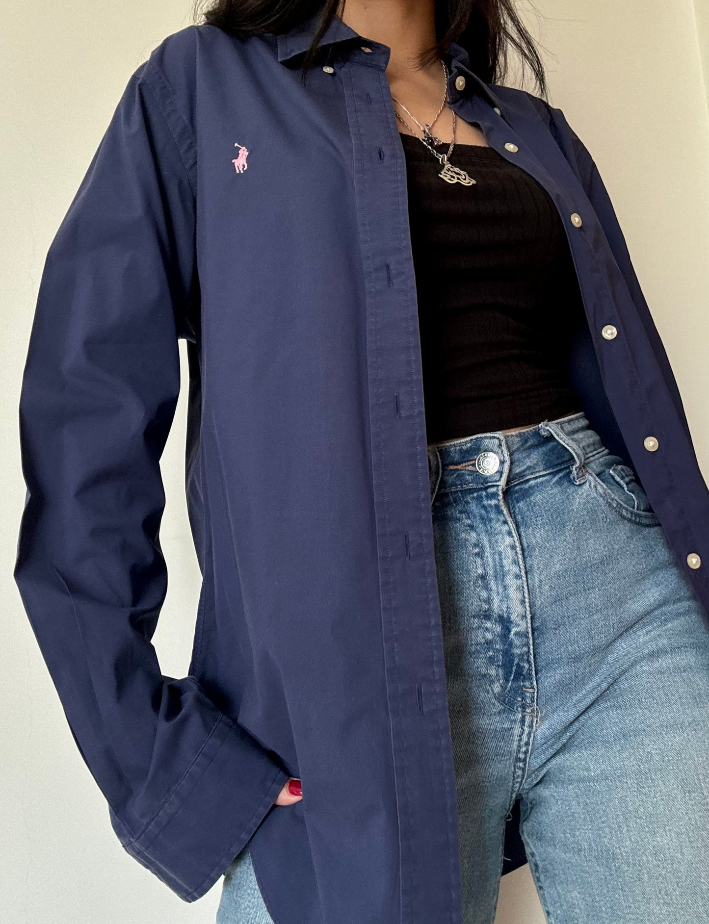 Ralph Lauren Button Down - Dark Blue