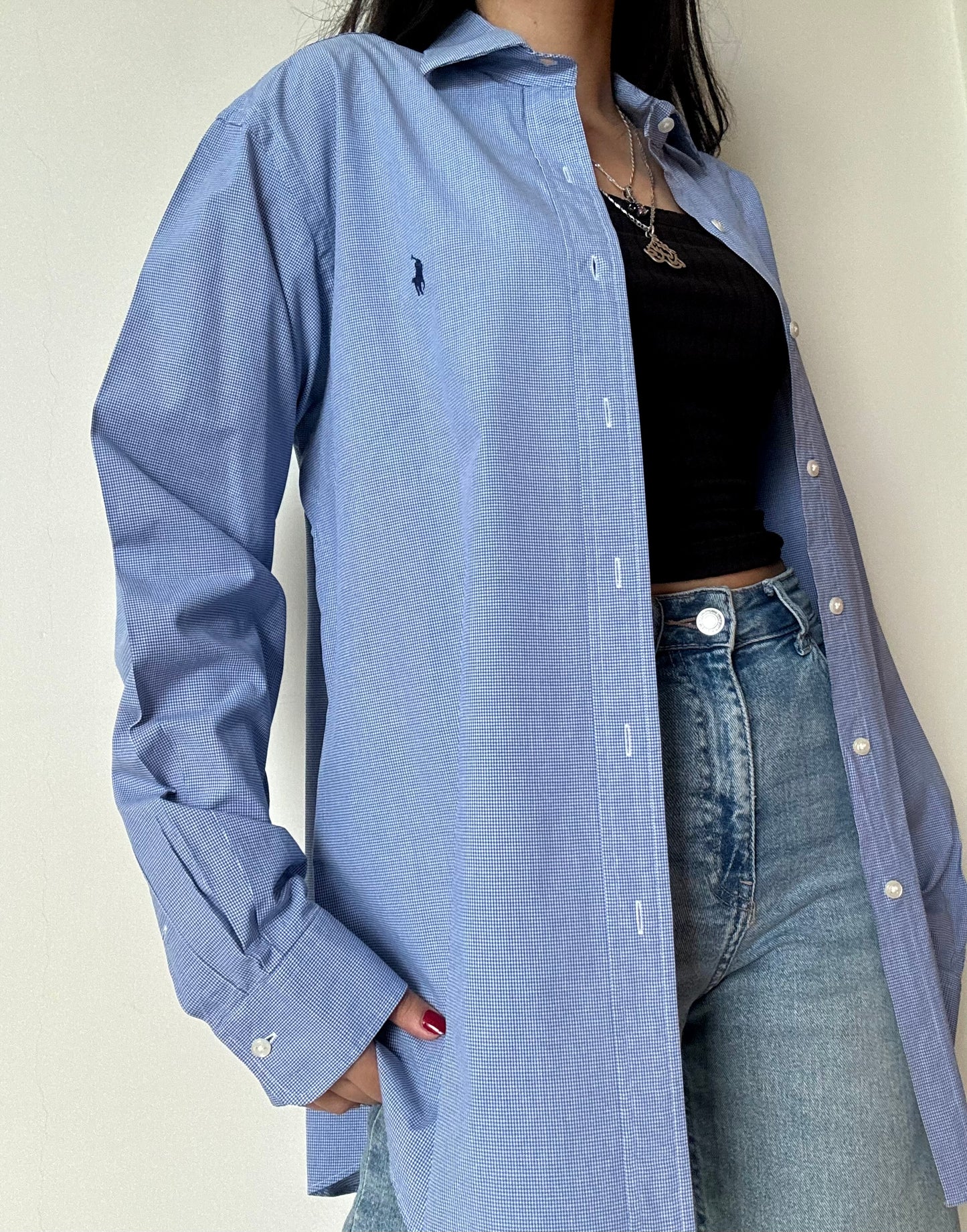 Ralph Lauren Button Down - Blue Checkered