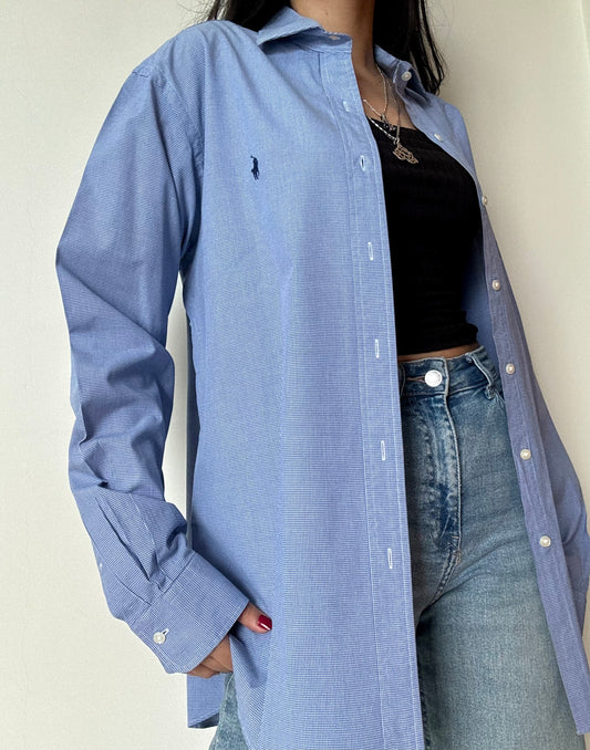 Ralph Lauren Button Down - Blue Checkered