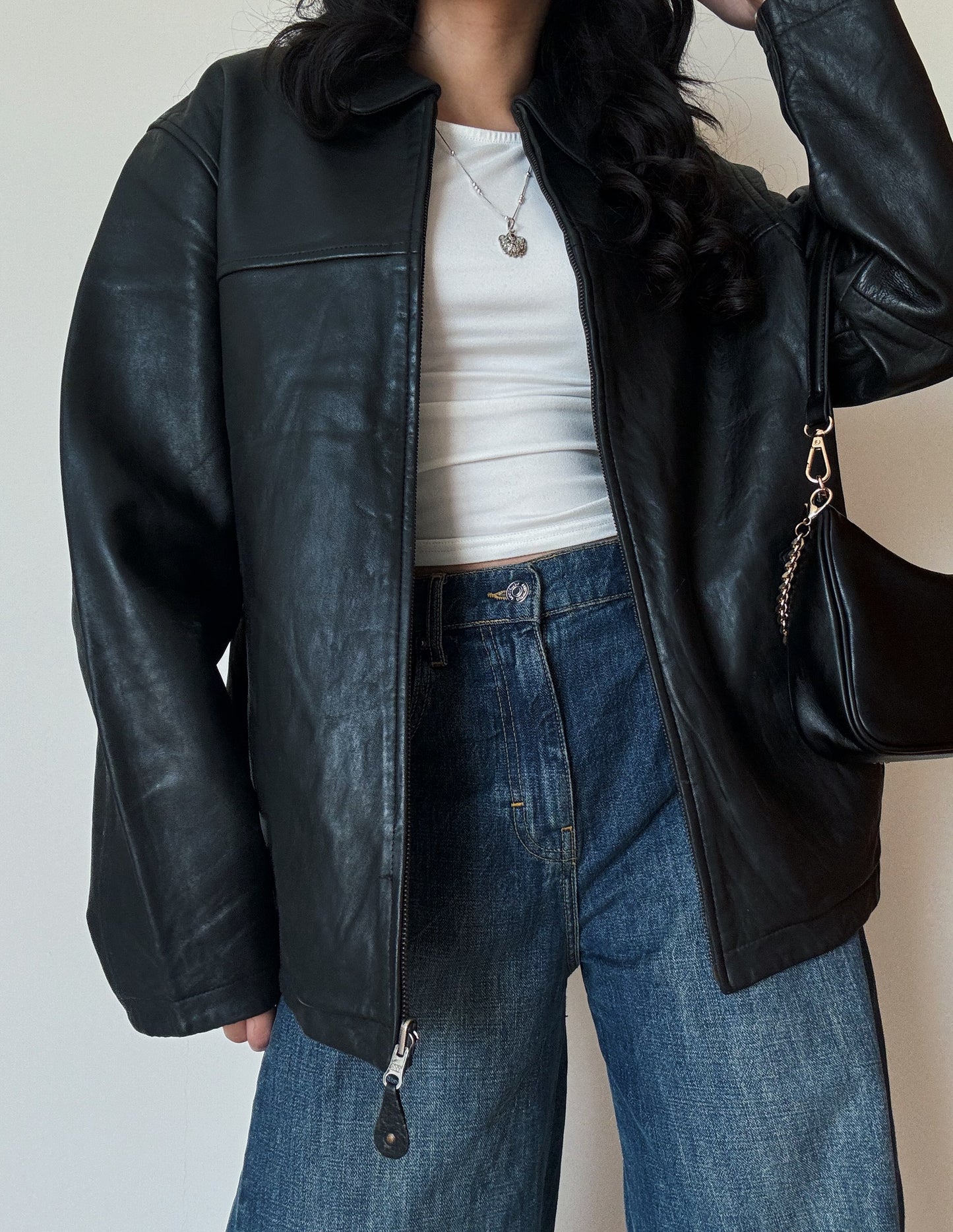 Massimo Dutti Leather Jacket (genuine leather)
