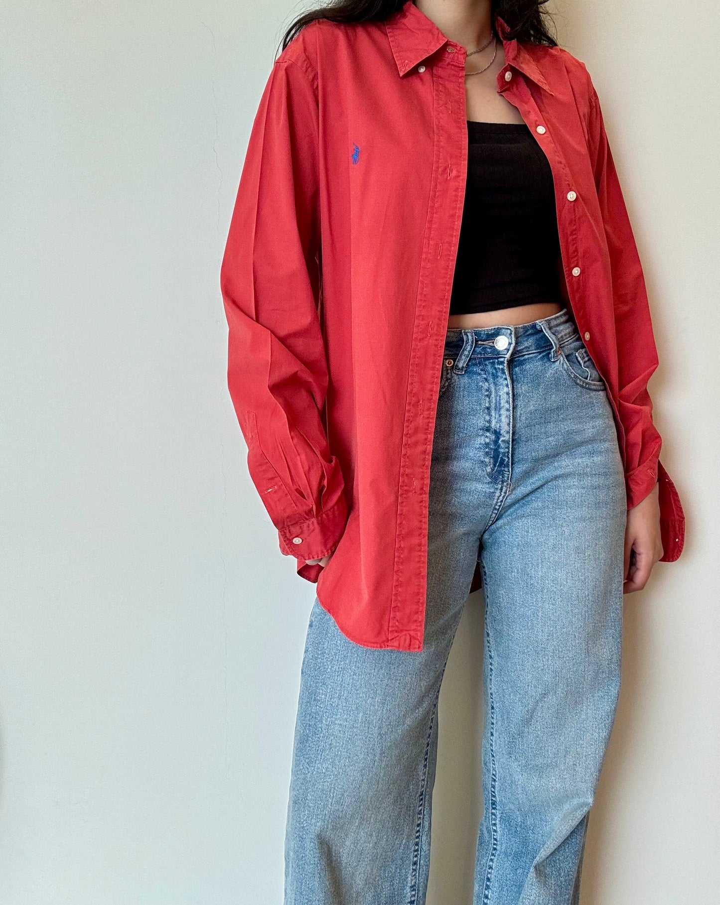 Ralph Lauren Button Down - Red