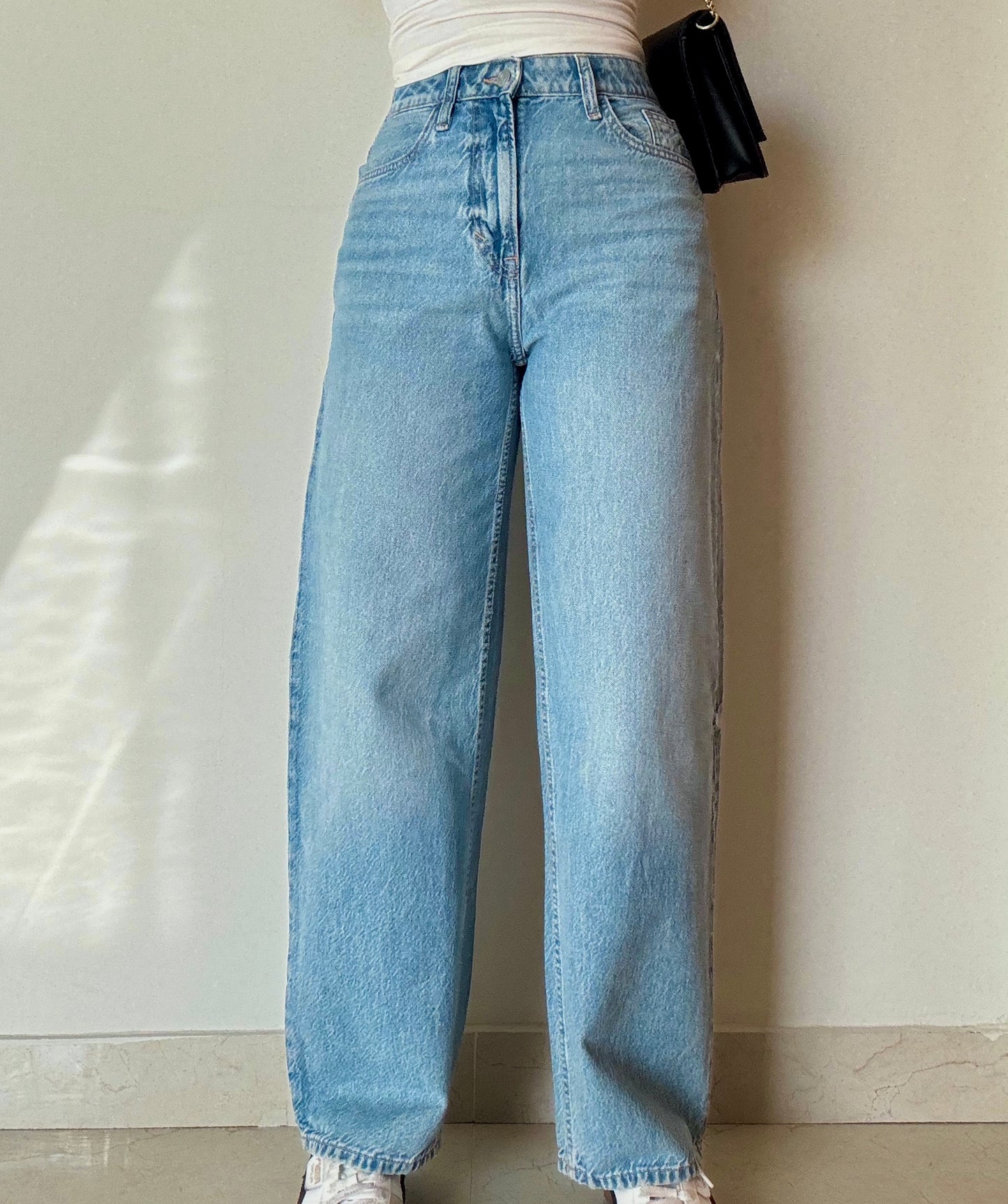 H&M Light Wash Baggy Jeans