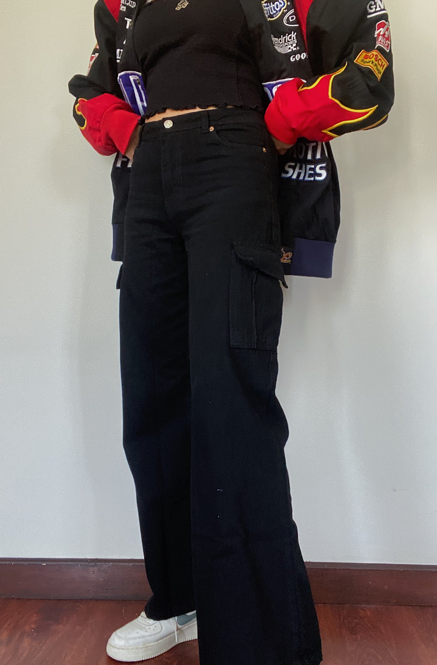 Zara Black Cargo Pants