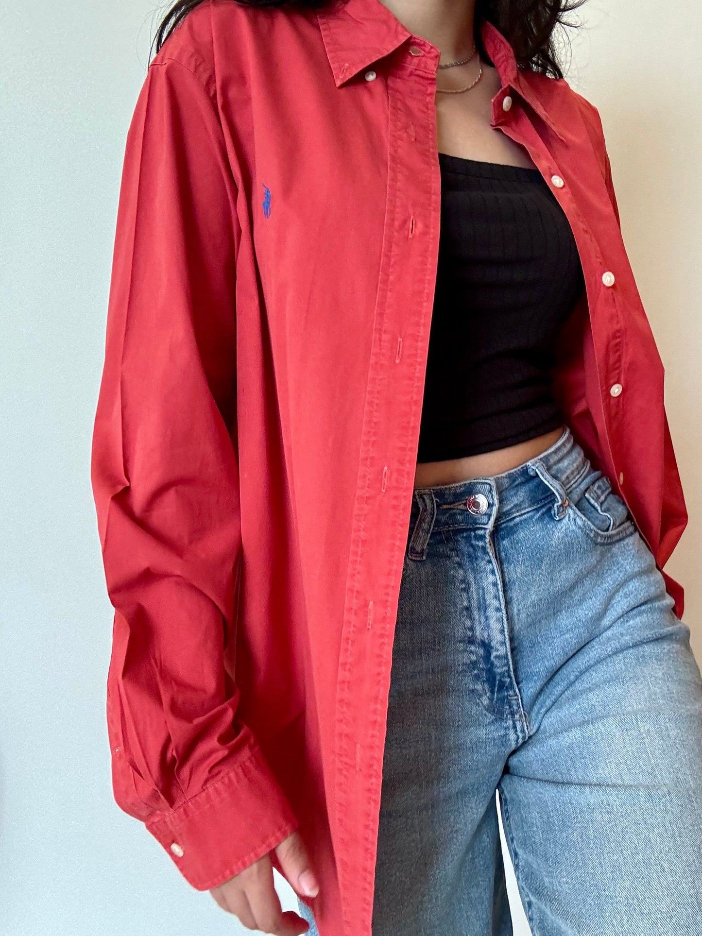 Ralph Lauren Button Down - Red