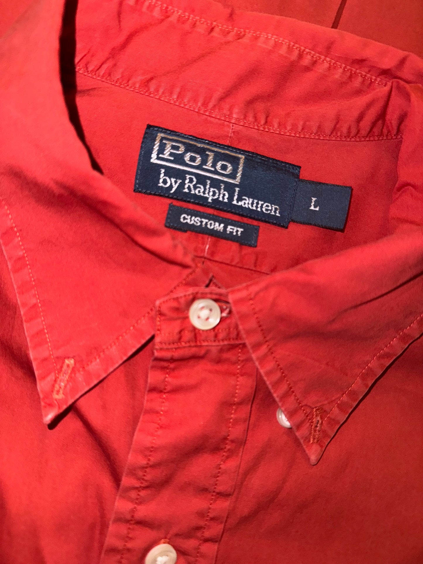 Ralph Lauren Button Down - Red