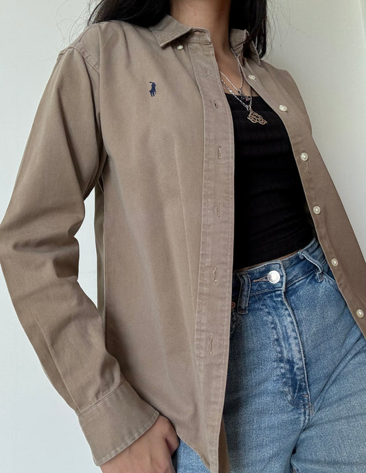 Ralph Lauren Button Down - Khaki Brown