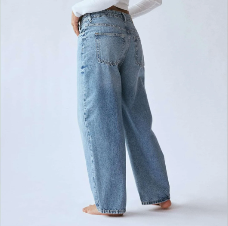 H&M Light Wash Baggy Jeans