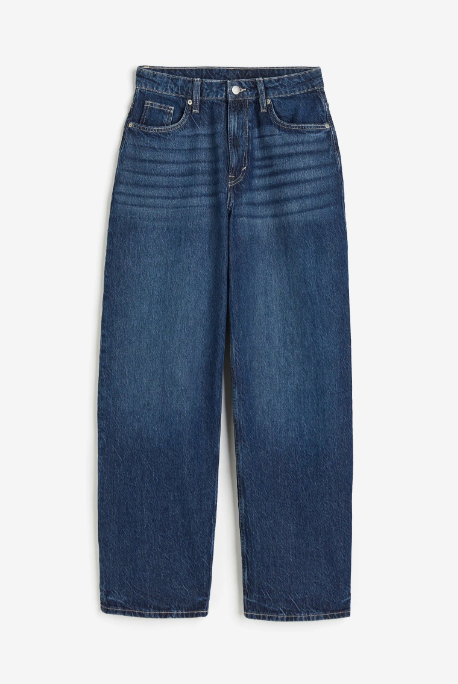 H&M Dark Wash Baggy Jeans